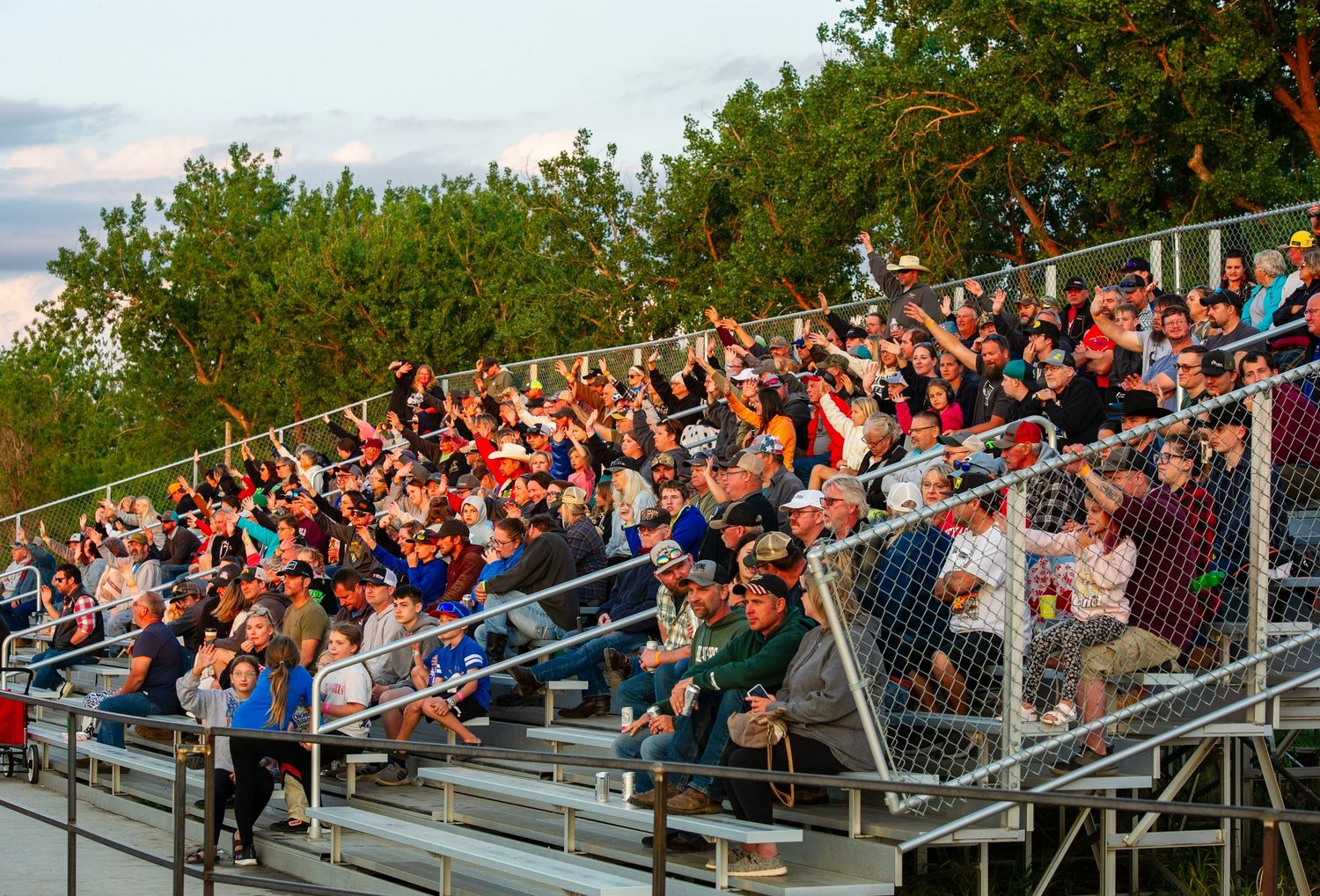 Mclean County Speedway Crowd