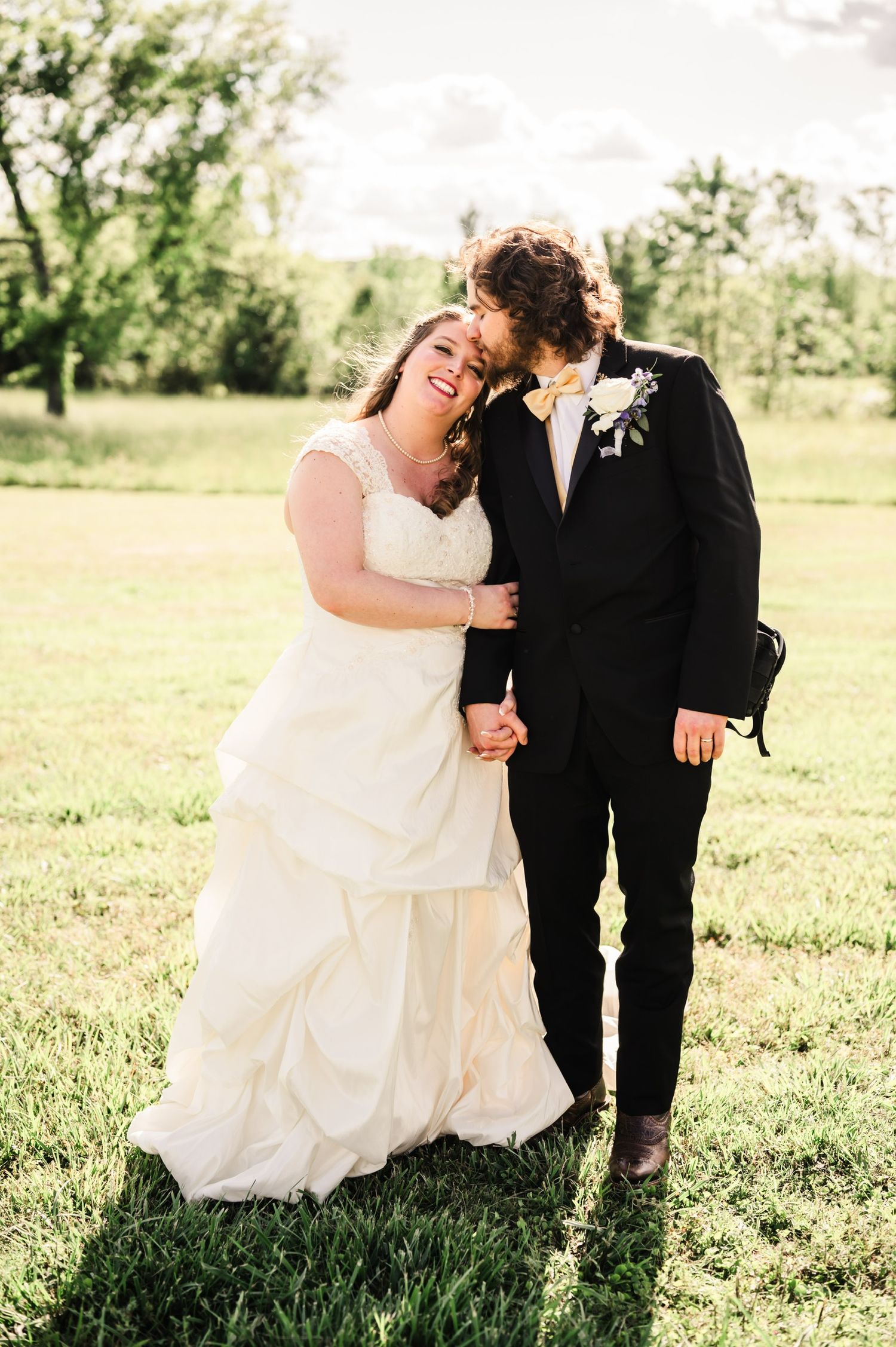 bride and groom portrait