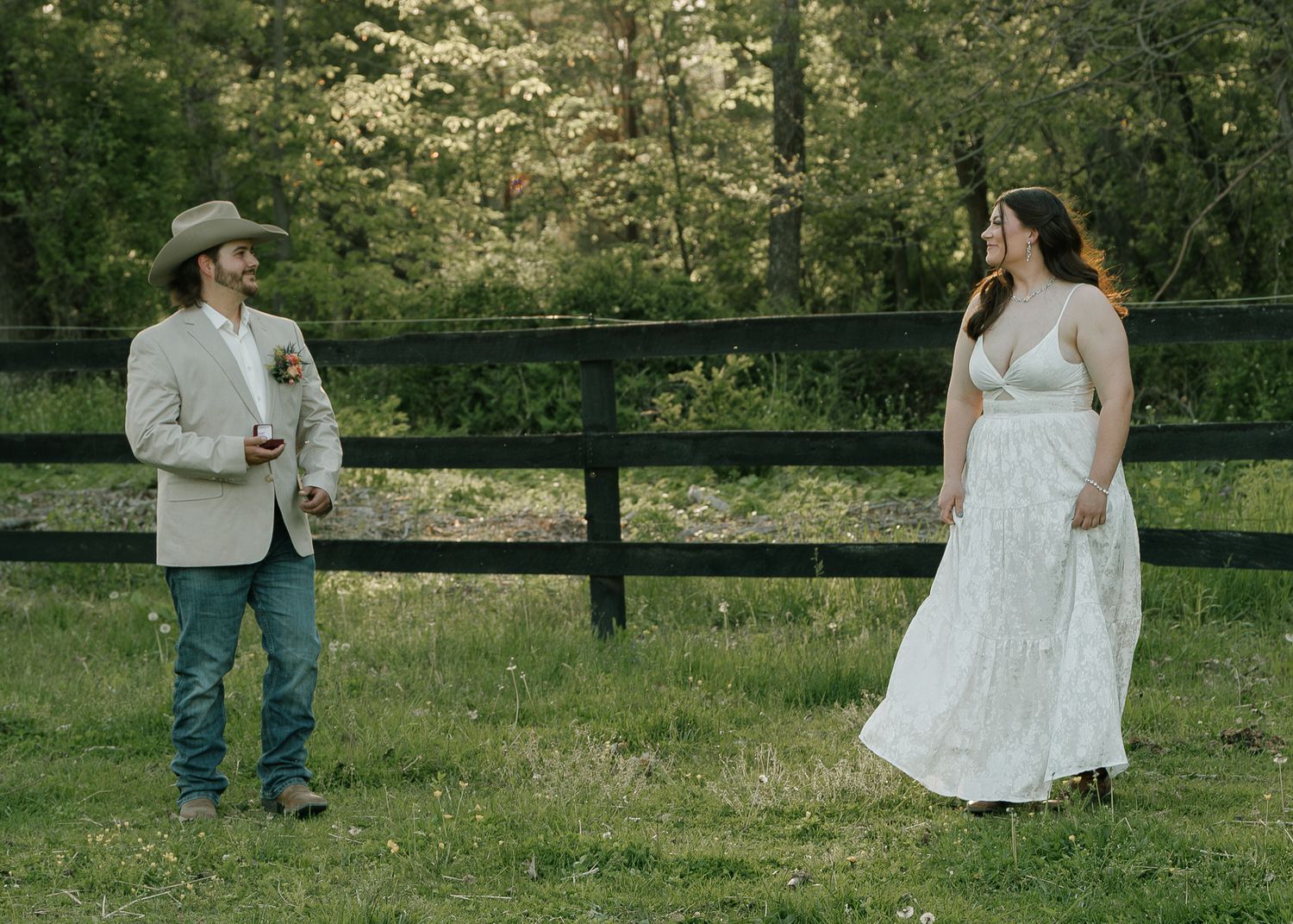 Moody wedding photo