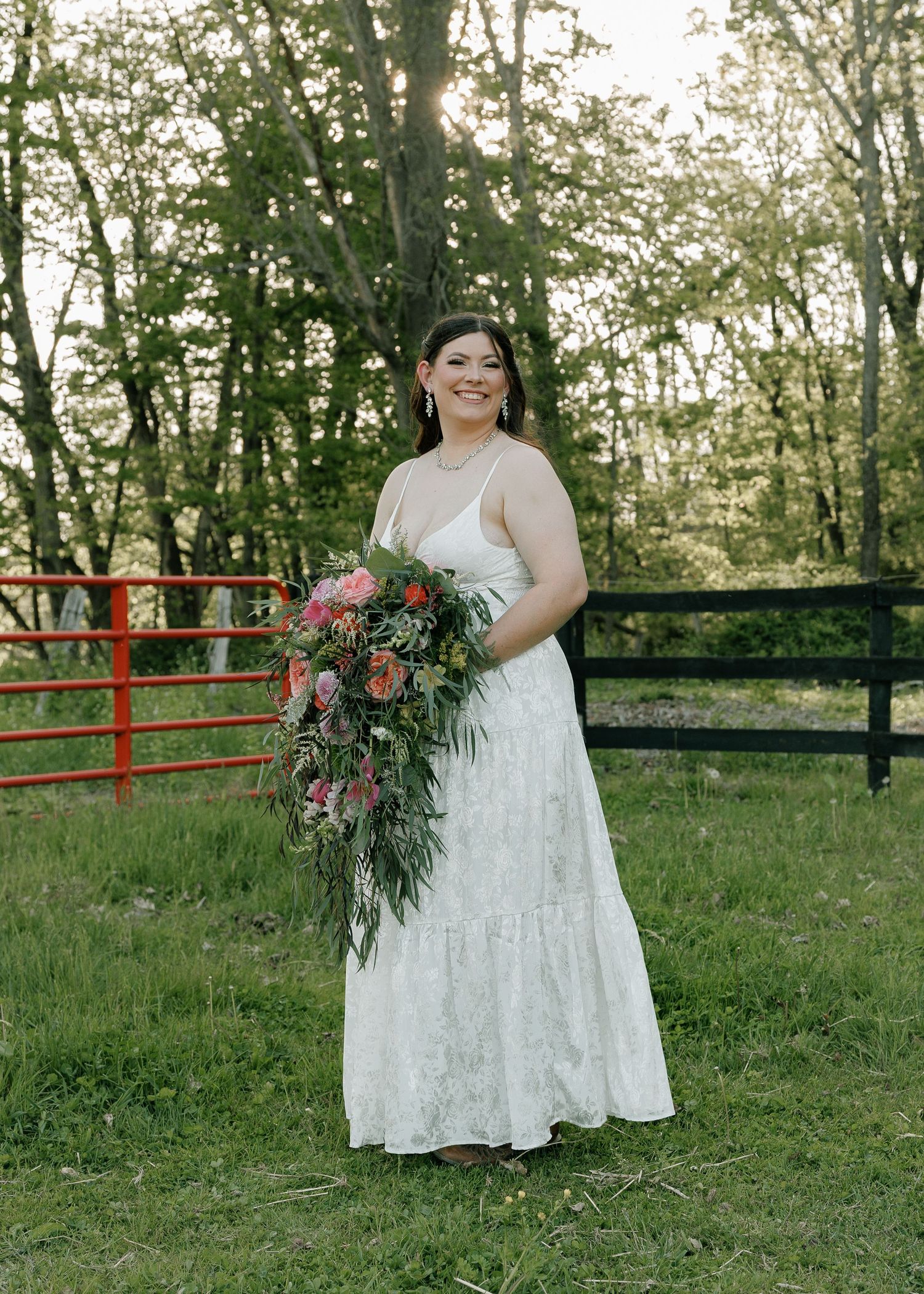Moody wedding photo