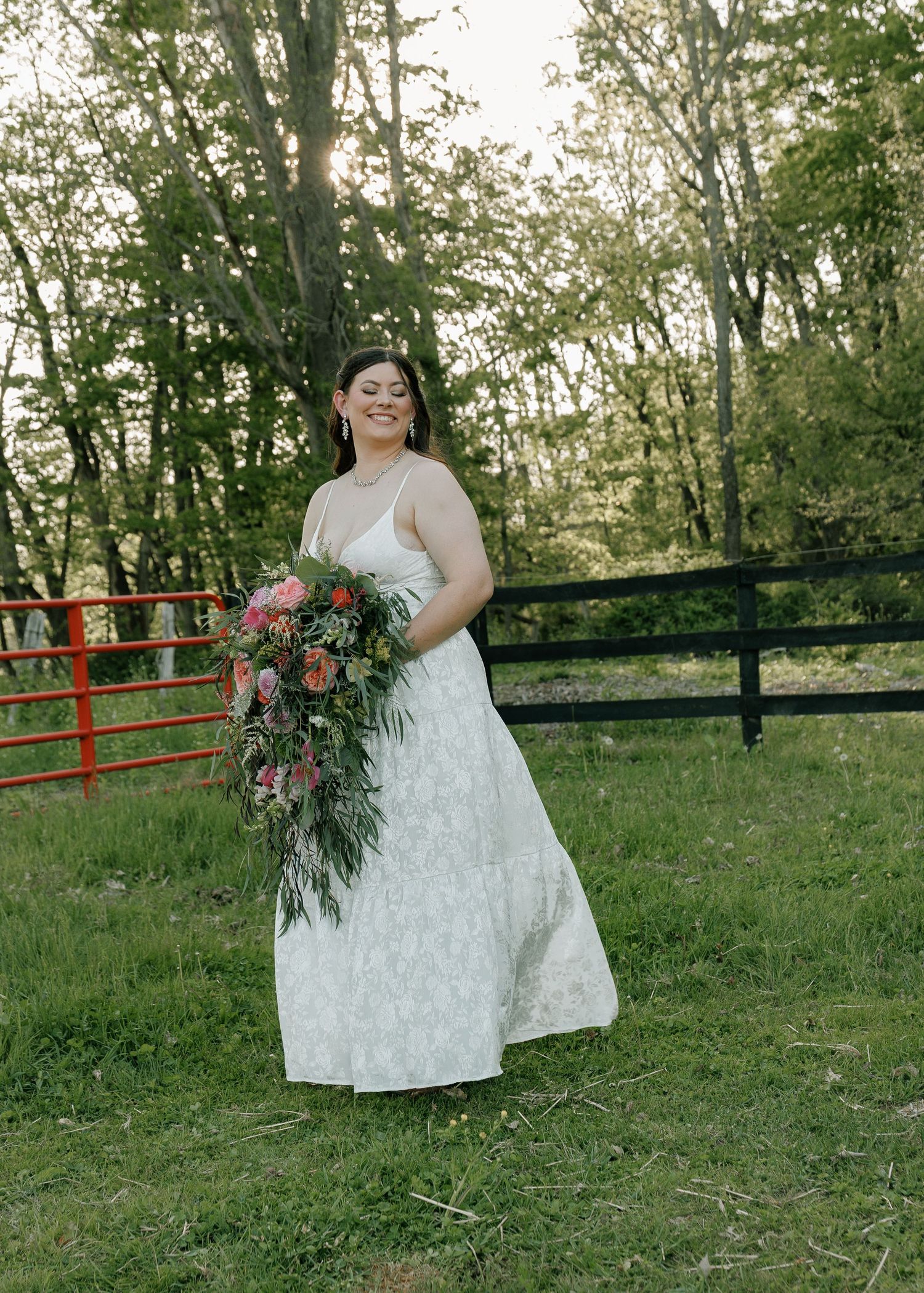 Moody wedding photo