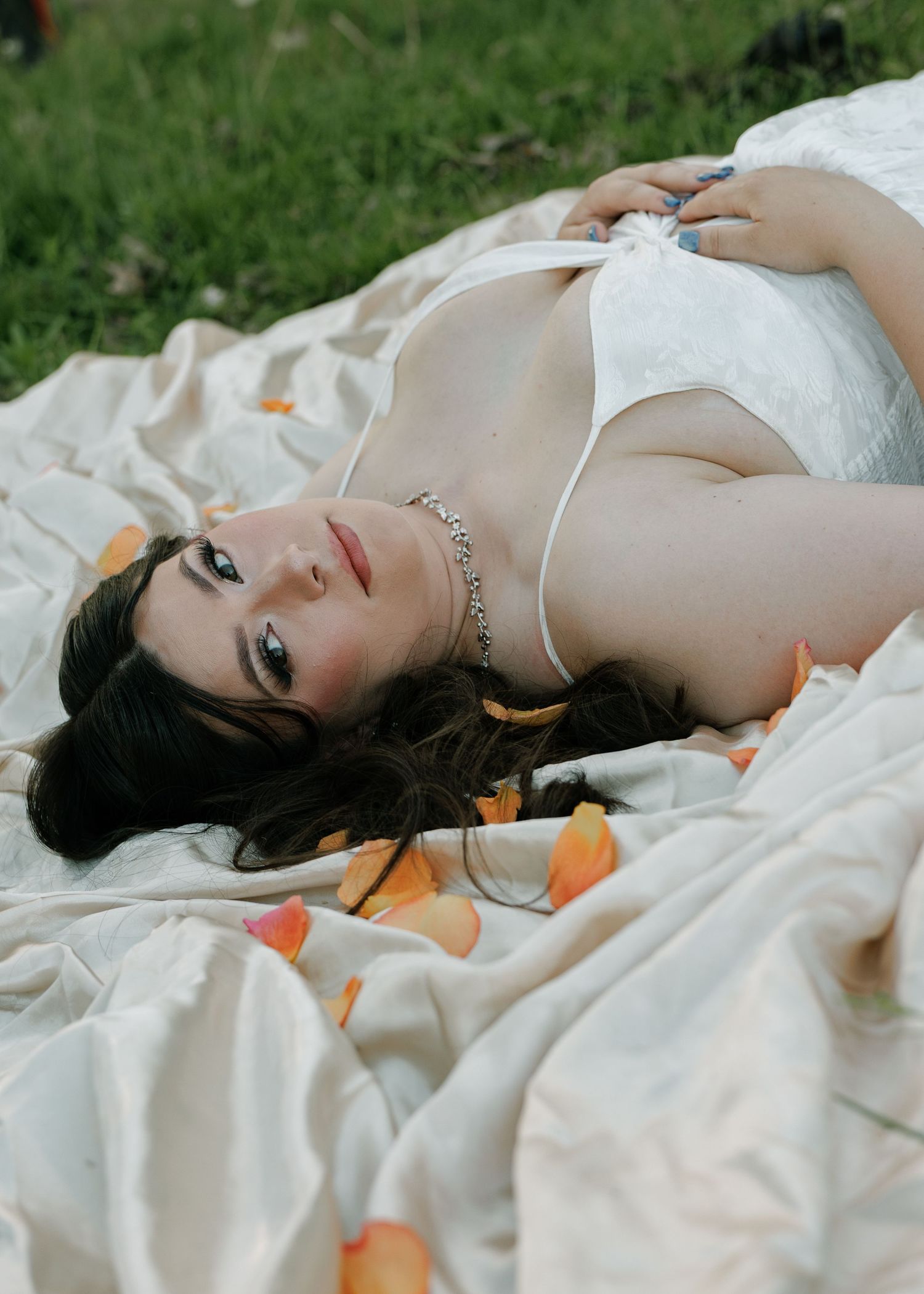 Moody wedding photo