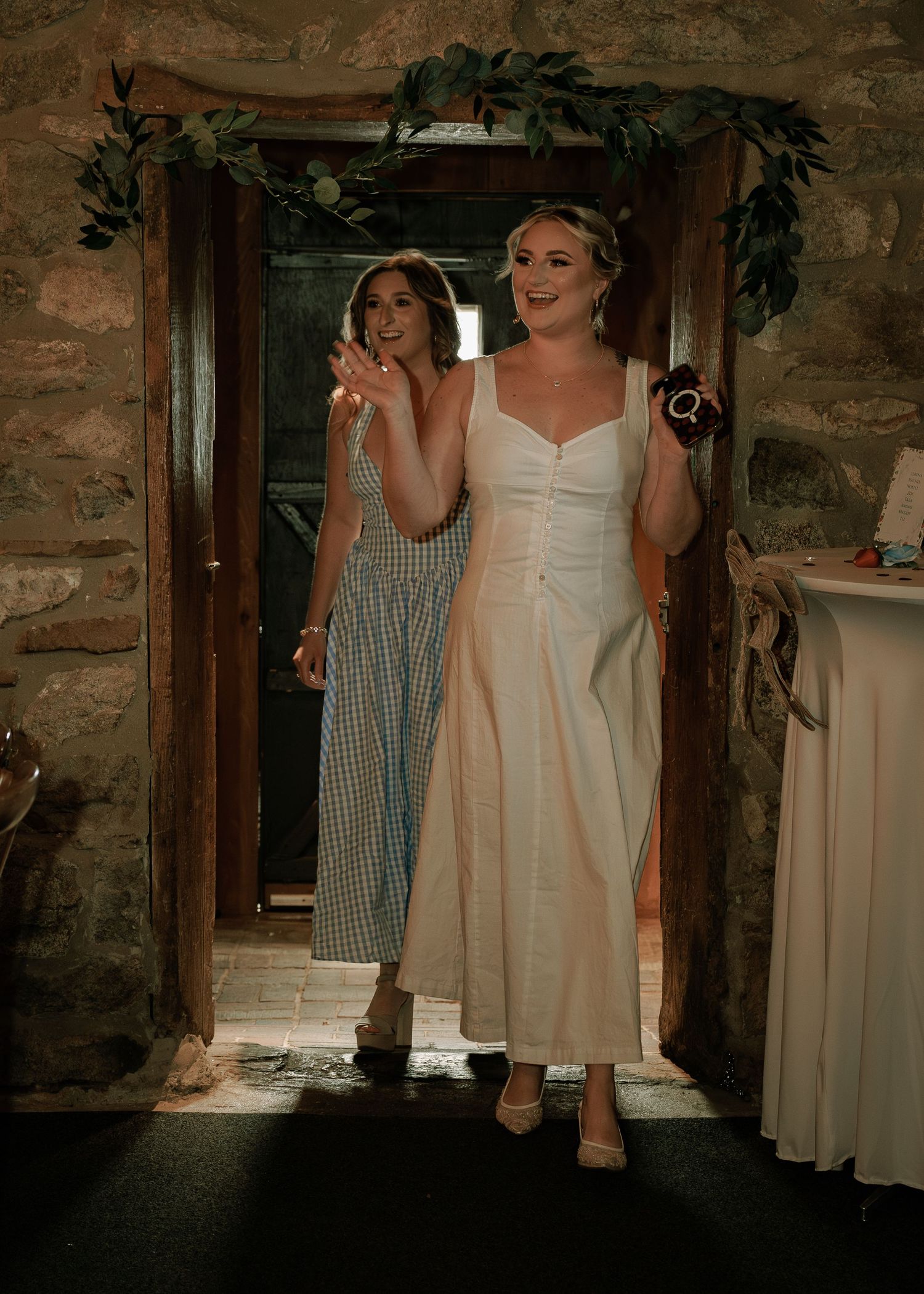 moody vintage bridal shower photos