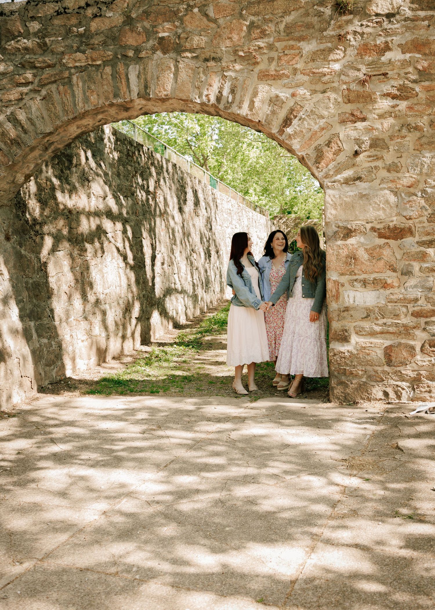 earthy, romantic, green family photos