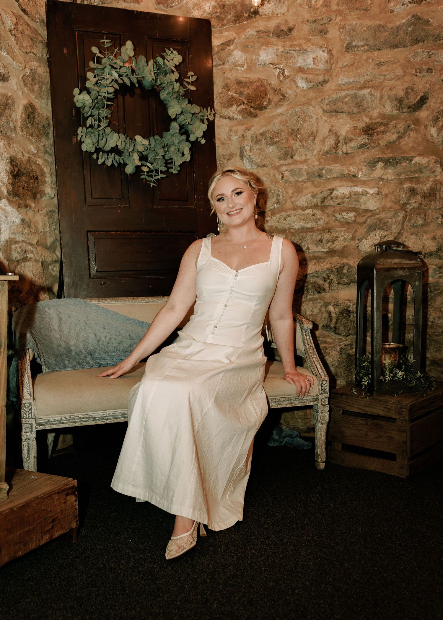 moody vintage bridal shower photos