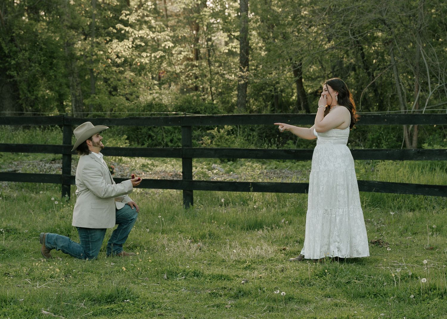 Moody wedding photo