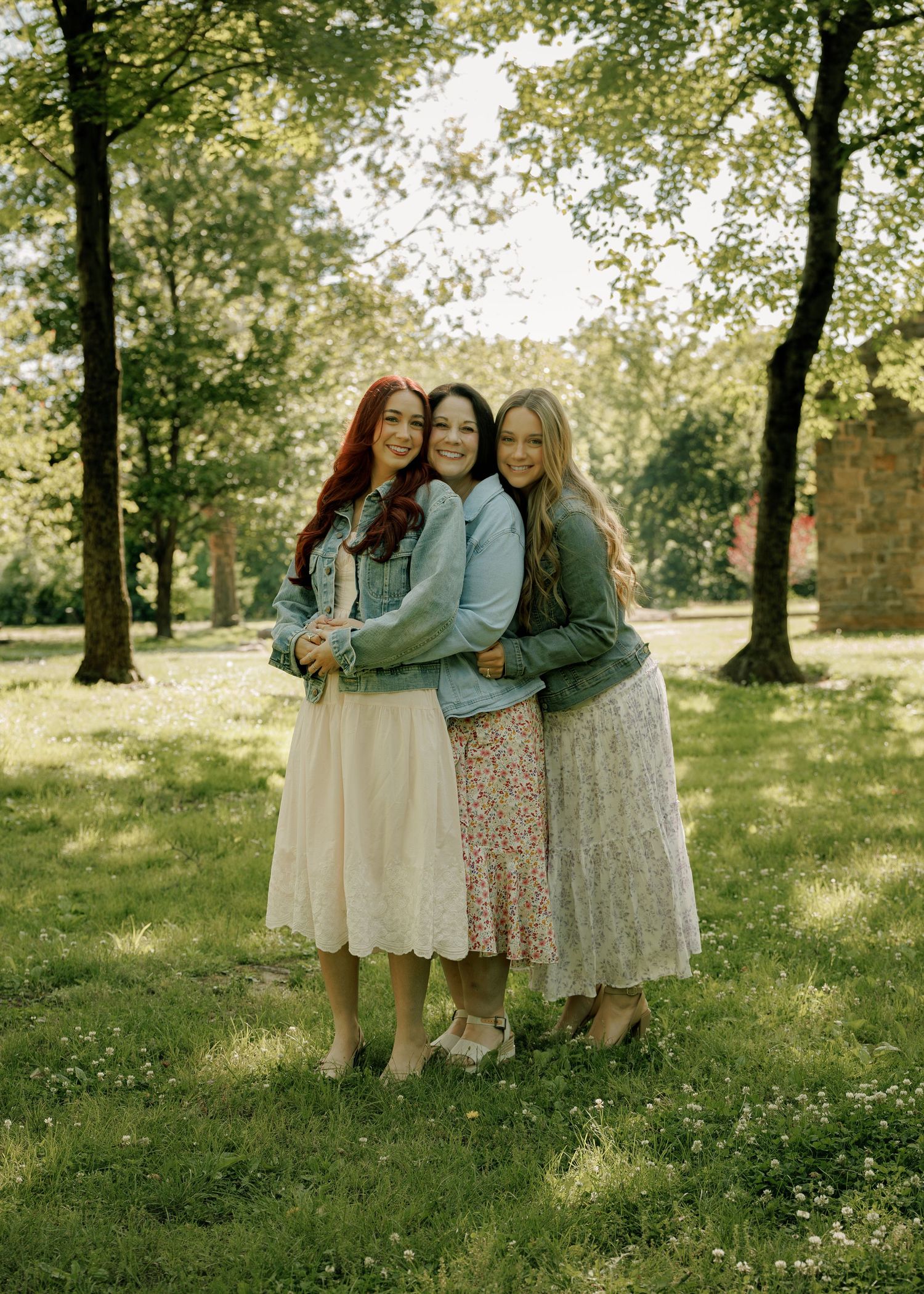 earthy, romantic, green family photos
