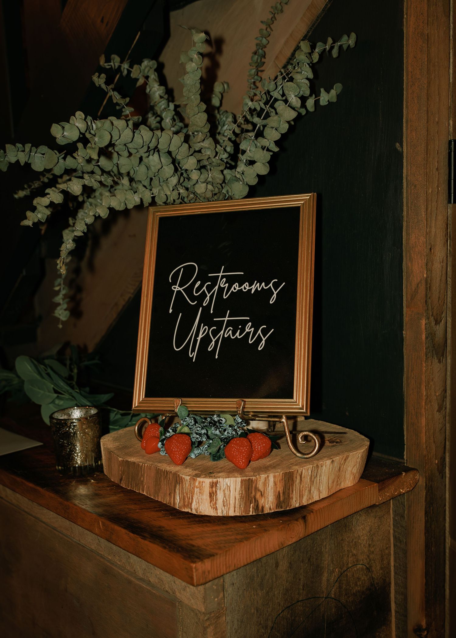 moody vintage bridal shower photos