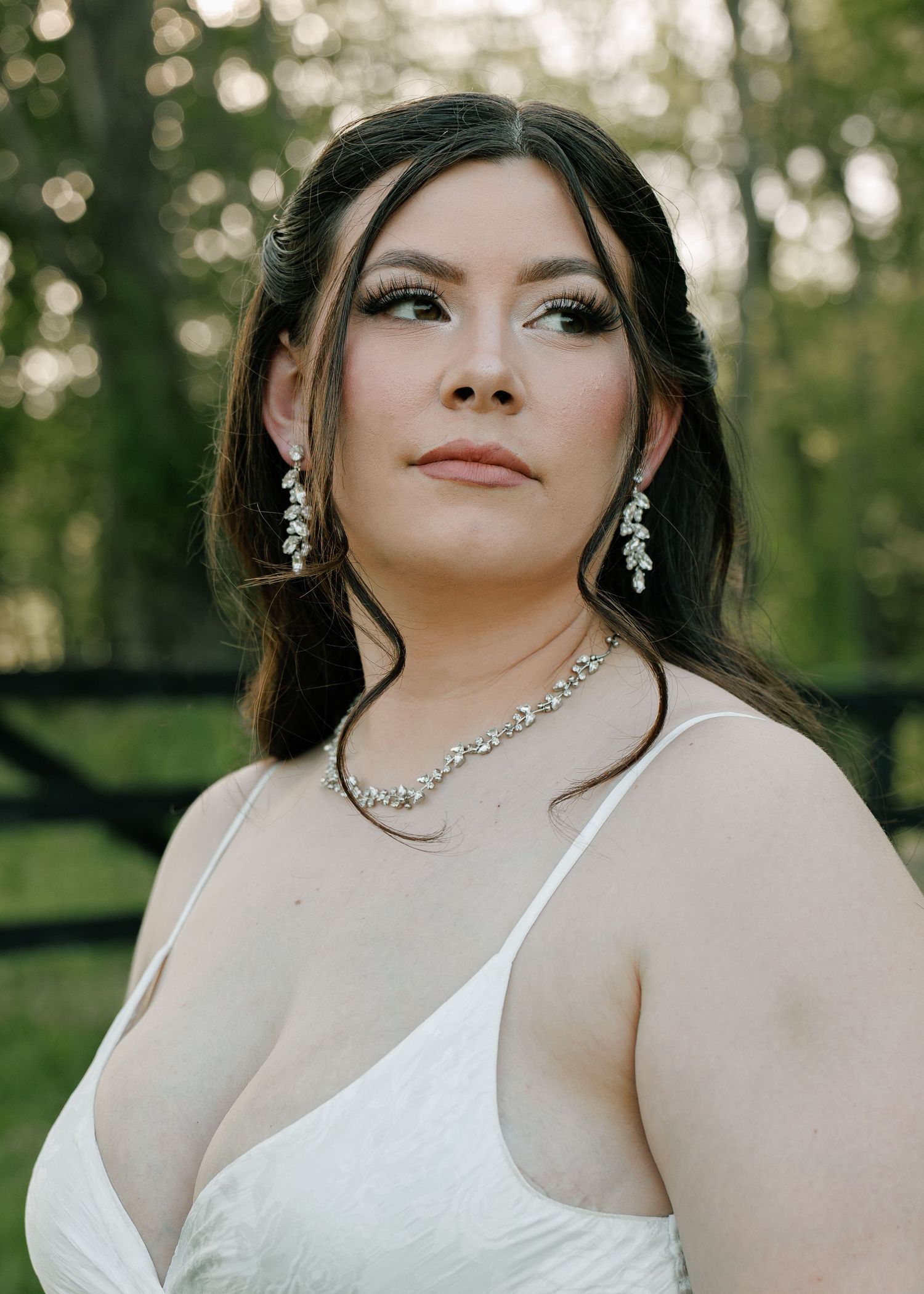Moody wedding photo