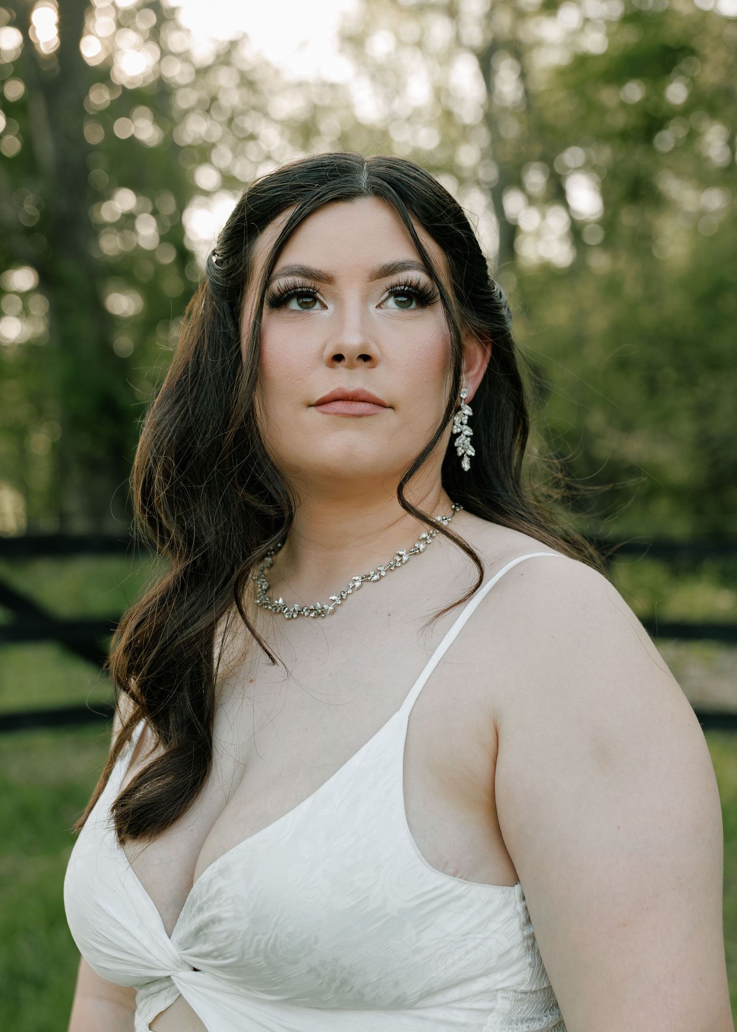 Moody wedding photo