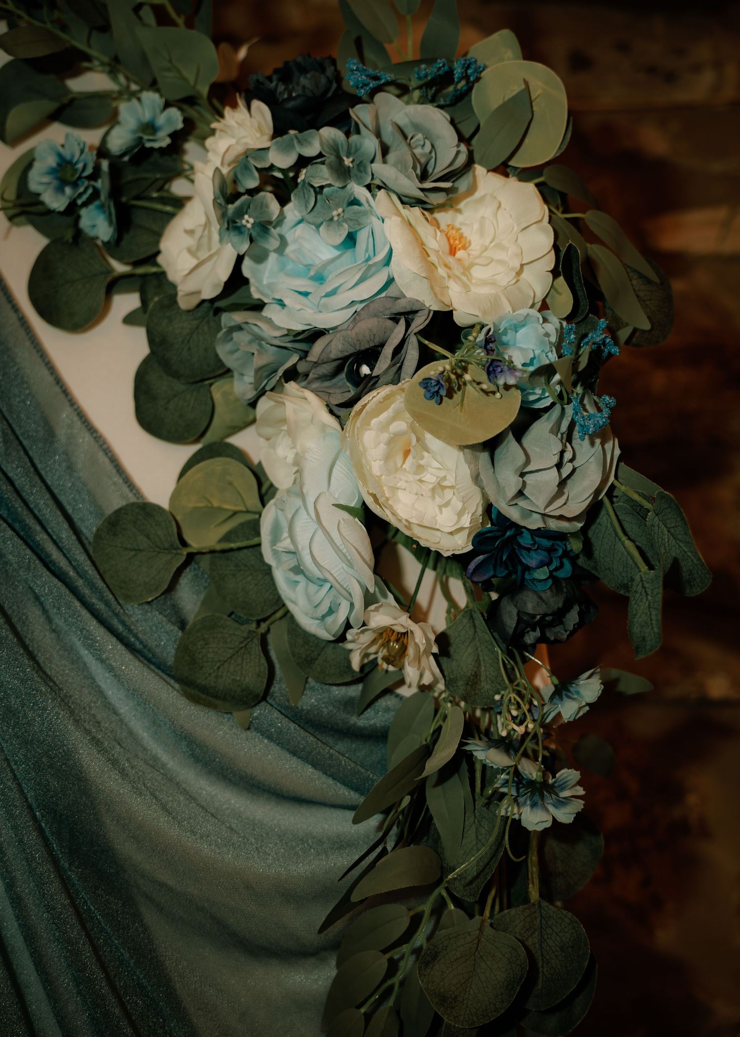 moody vintage bridal shower photos