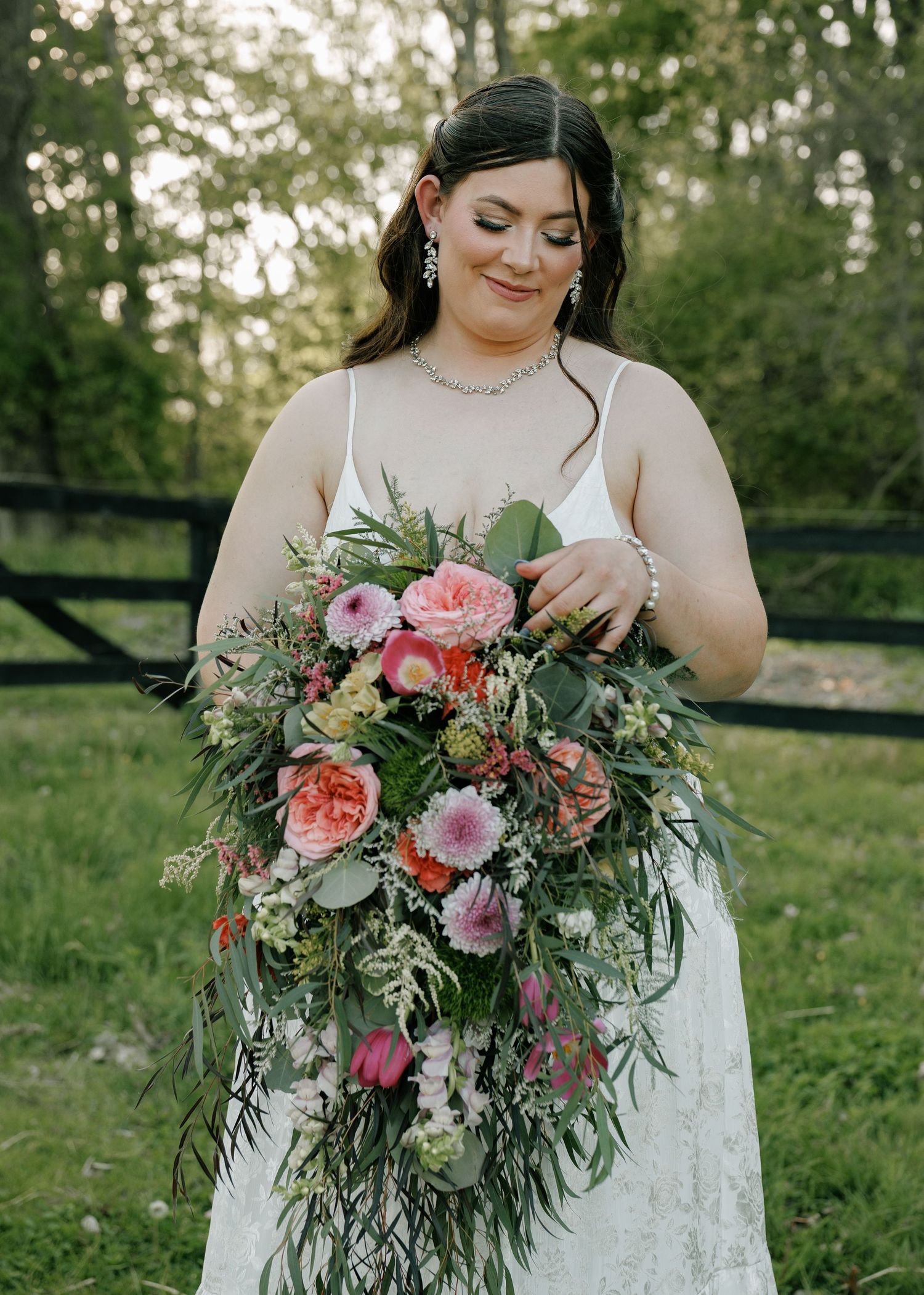 Moody wedding photo