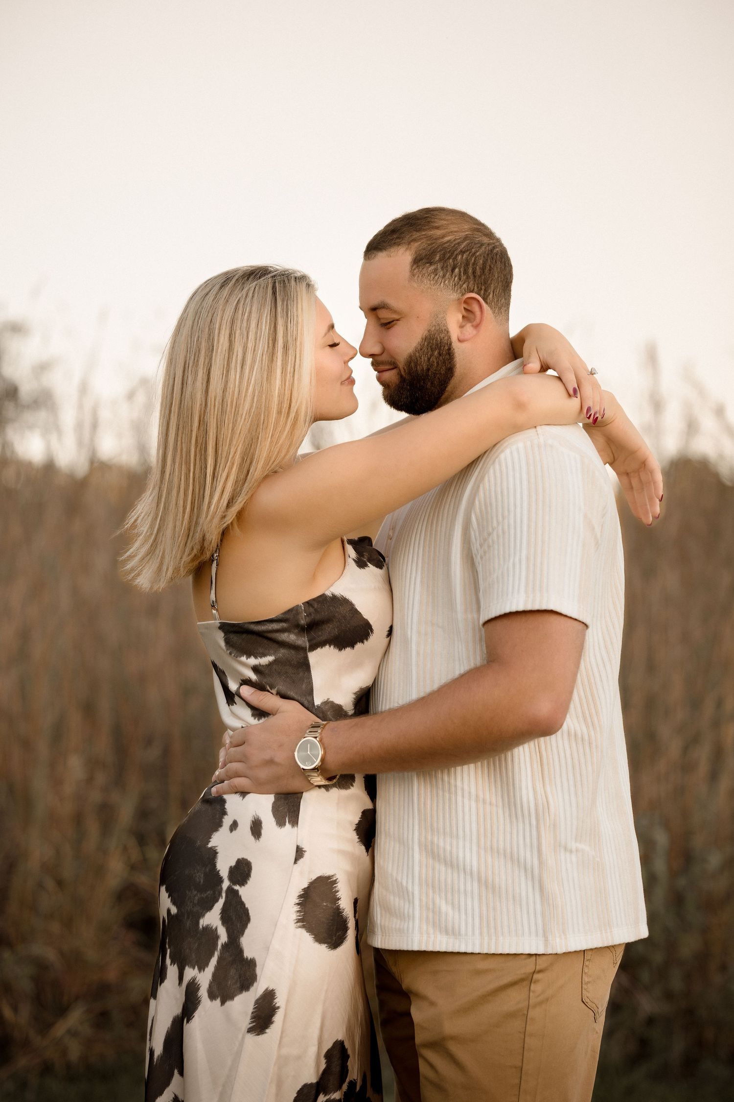 Cinematic engagement photography capturing real connection and timeless emotion.
