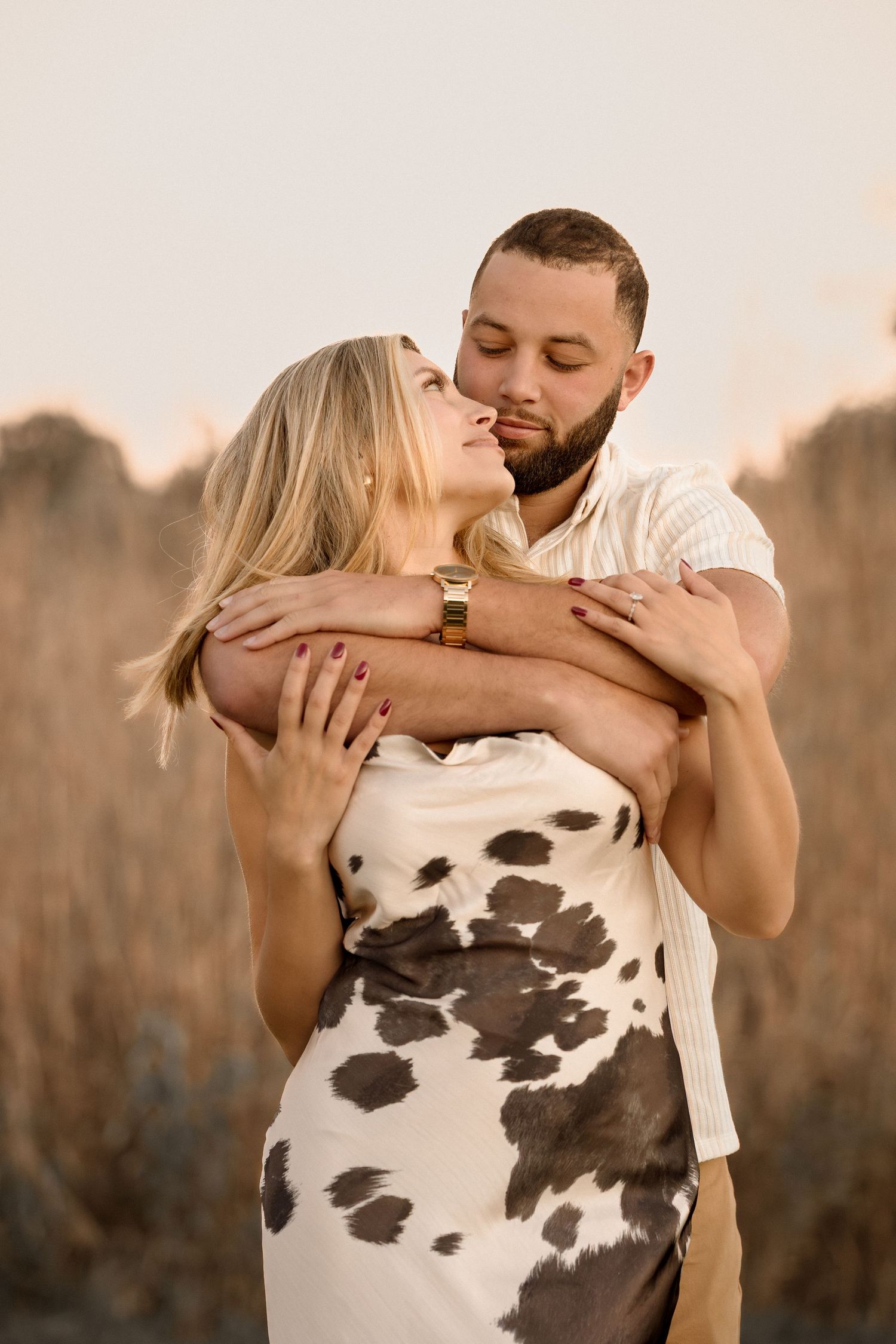 Cinematic engagement photography capturing real connection and timeless emotion.
