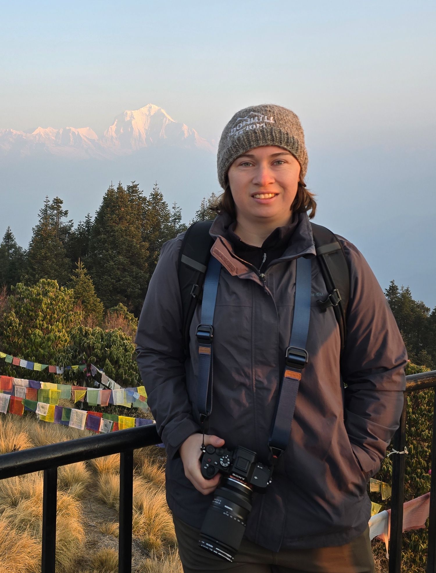 Beautiful Nepal - In the background is Dhaulagiri 8,167m.