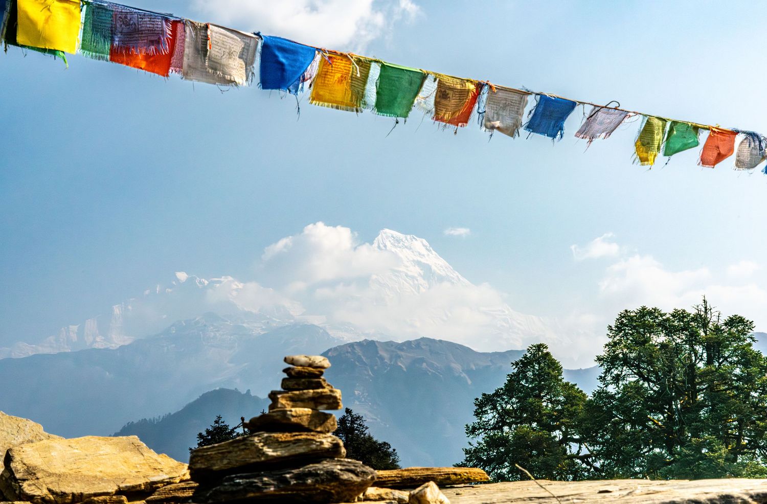 Thapla Danda (3,165m) viewing Annapurna South .