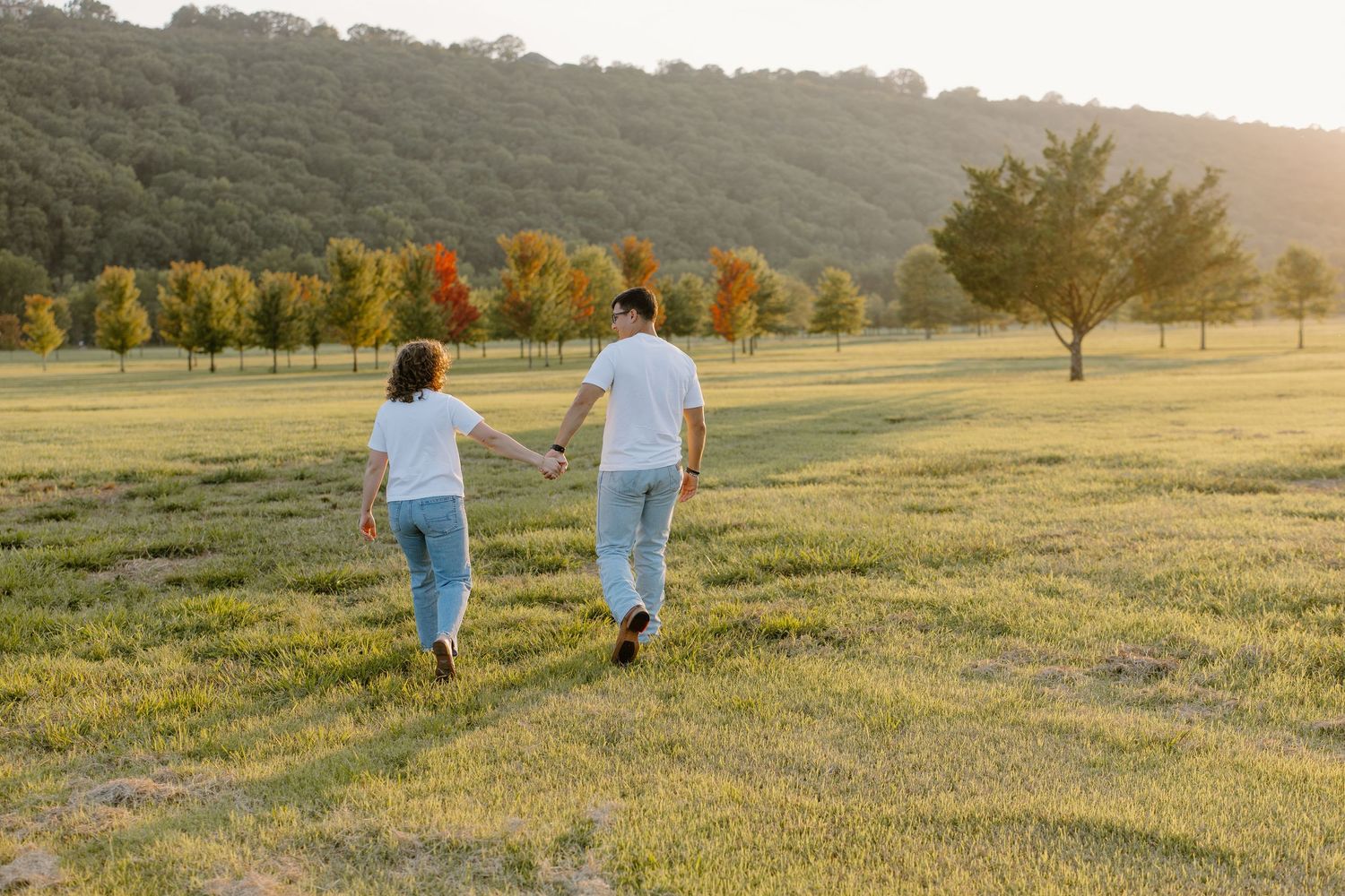Couples session at Two Rivers Park in Little Rock, Arkansas.
