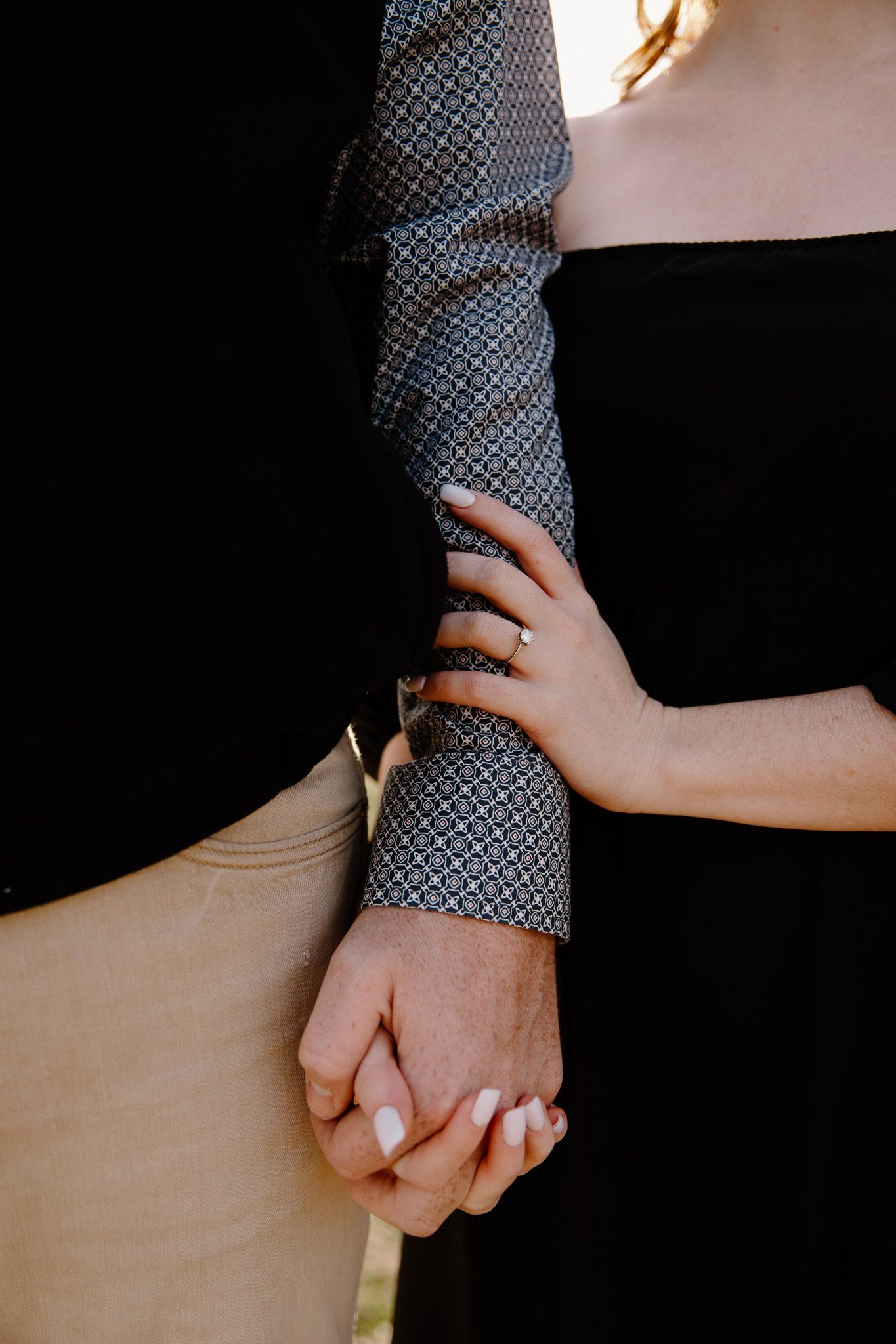 Engagement session at Two Rivers Park in Little Rock, Arkansas.