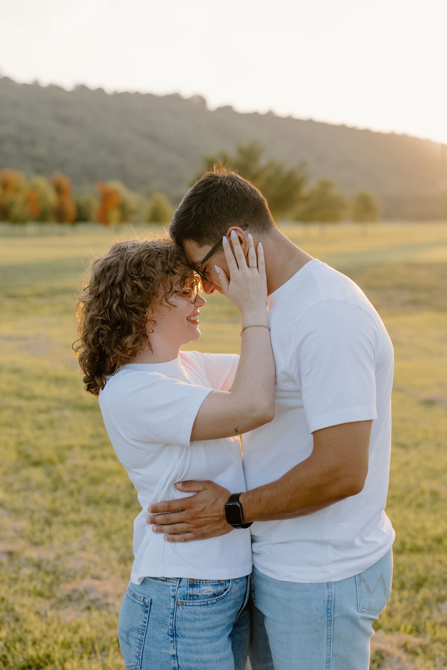 Couples session at Two Rivers Park in Little Rock, Arkansas.
