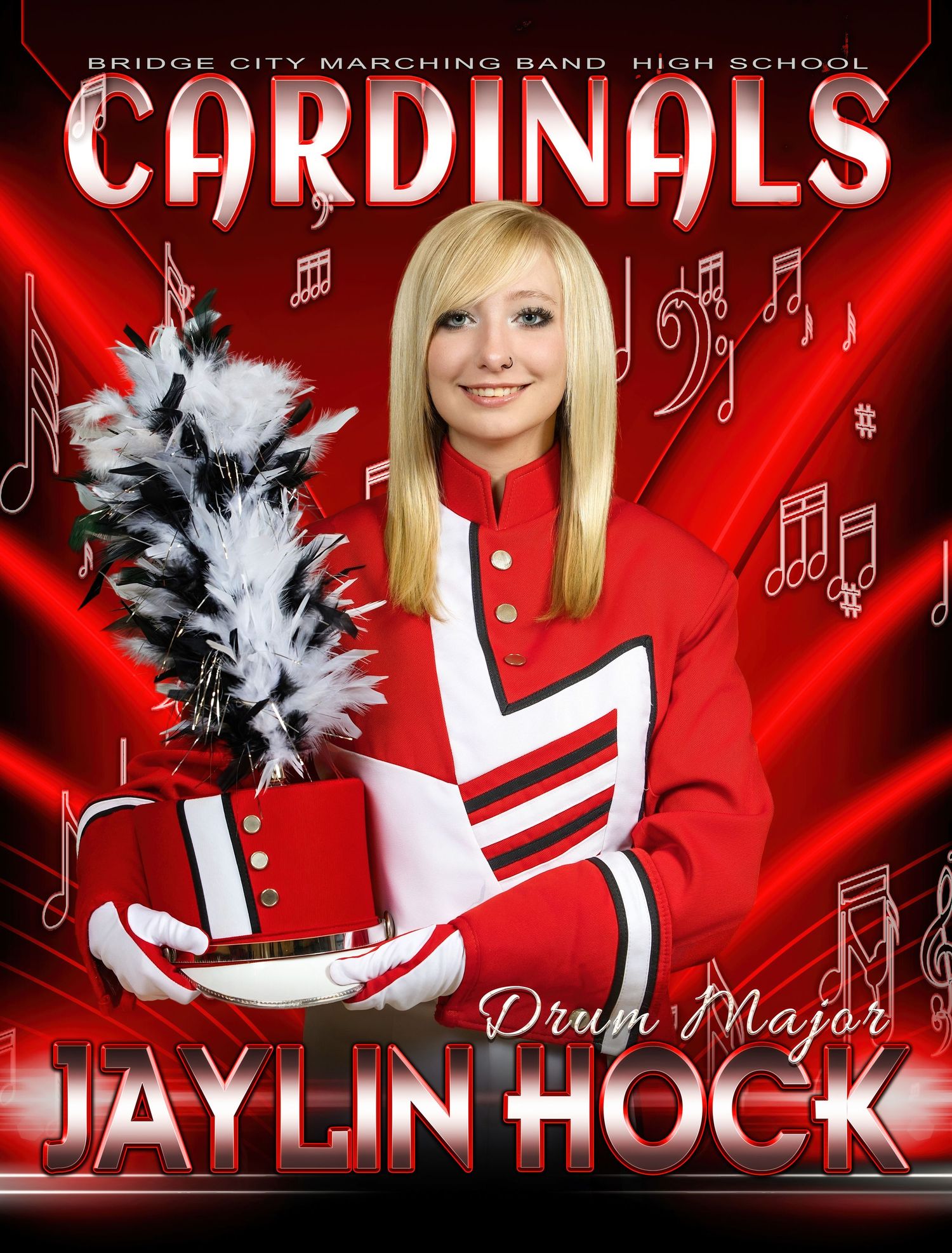 Drum major Sports Banner