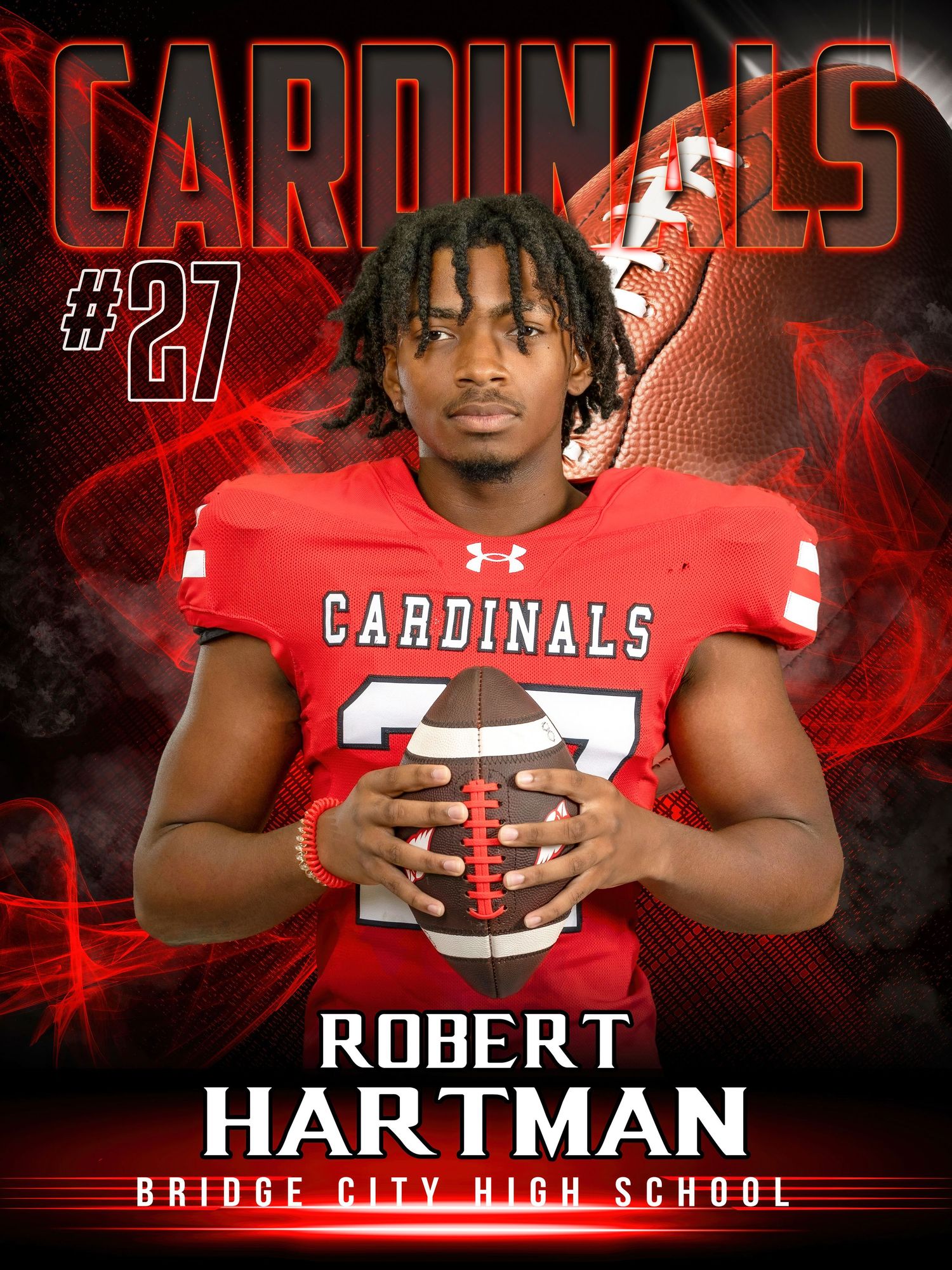 Cardinal Football Sports Banners