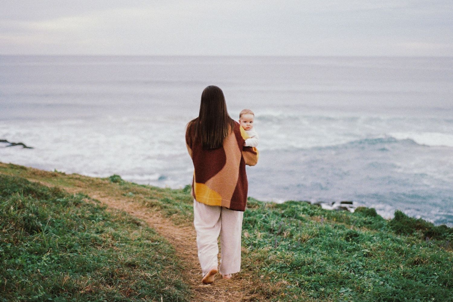 Mother and child sharing a quiet moment.