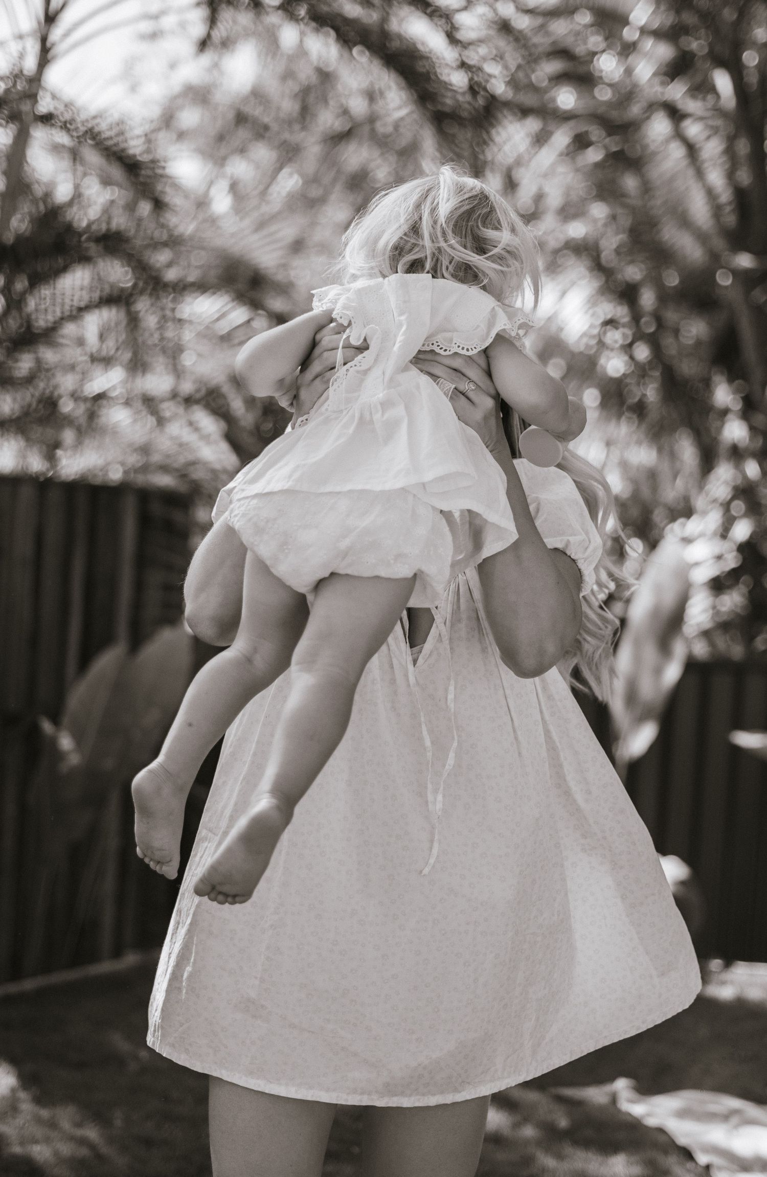 Candid moment captured outdoors.
