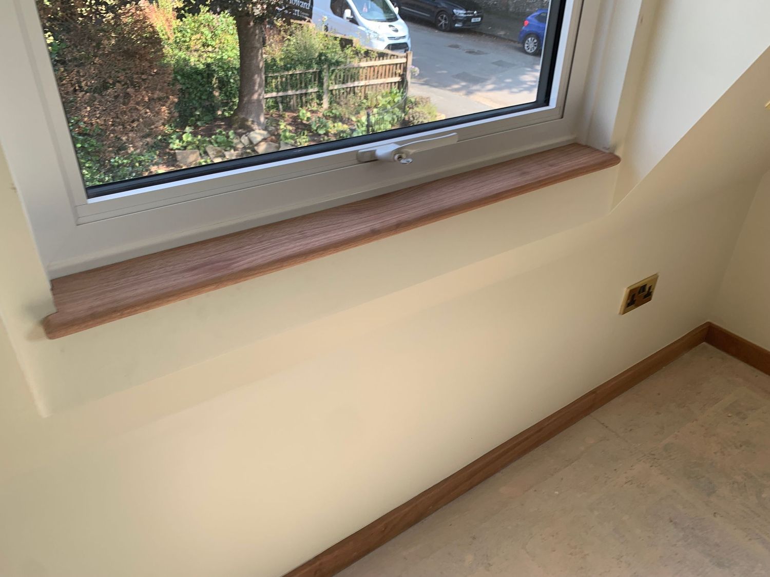 Timber Windowboard and skirting