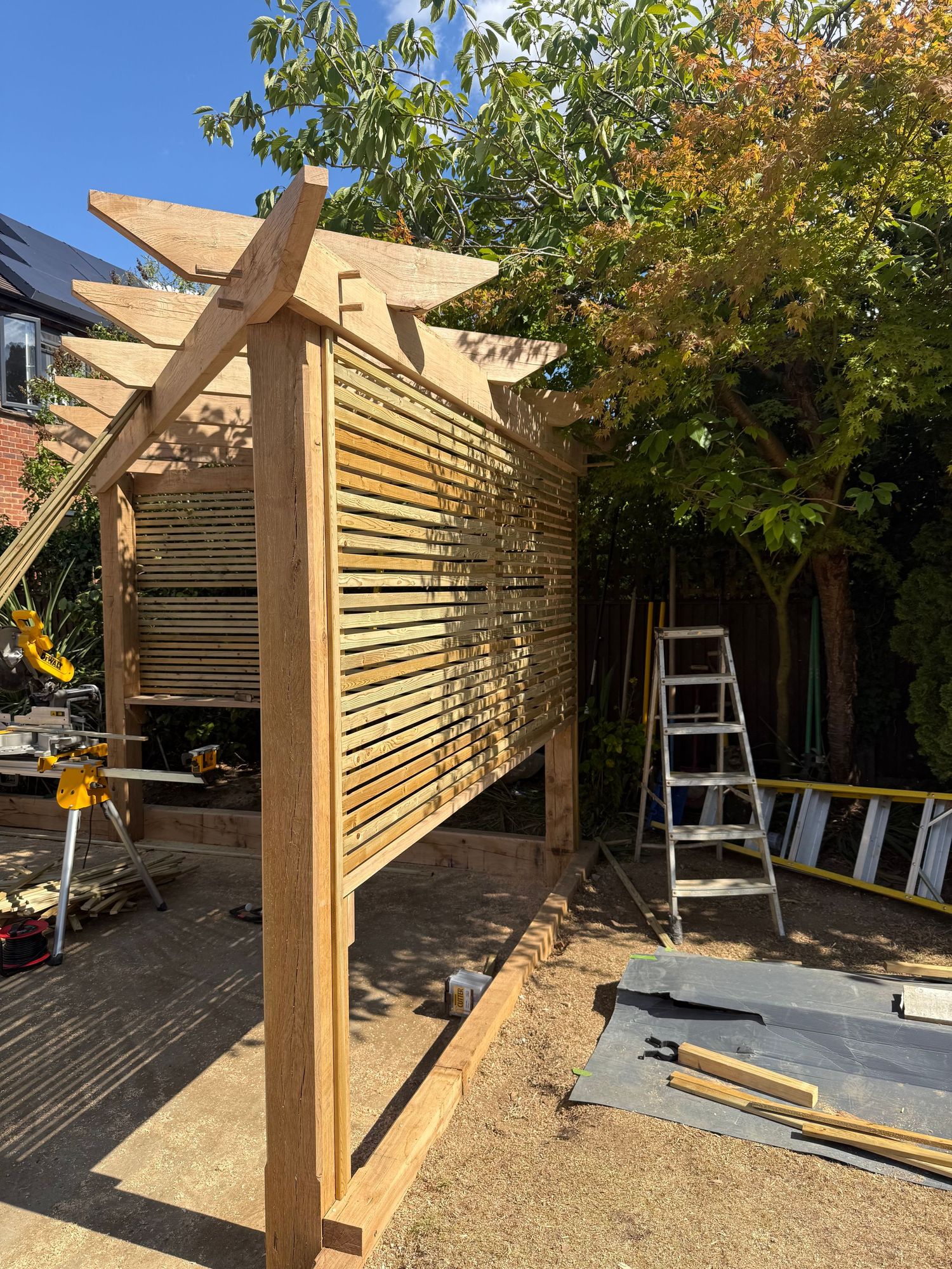 Pergola and Landscaping