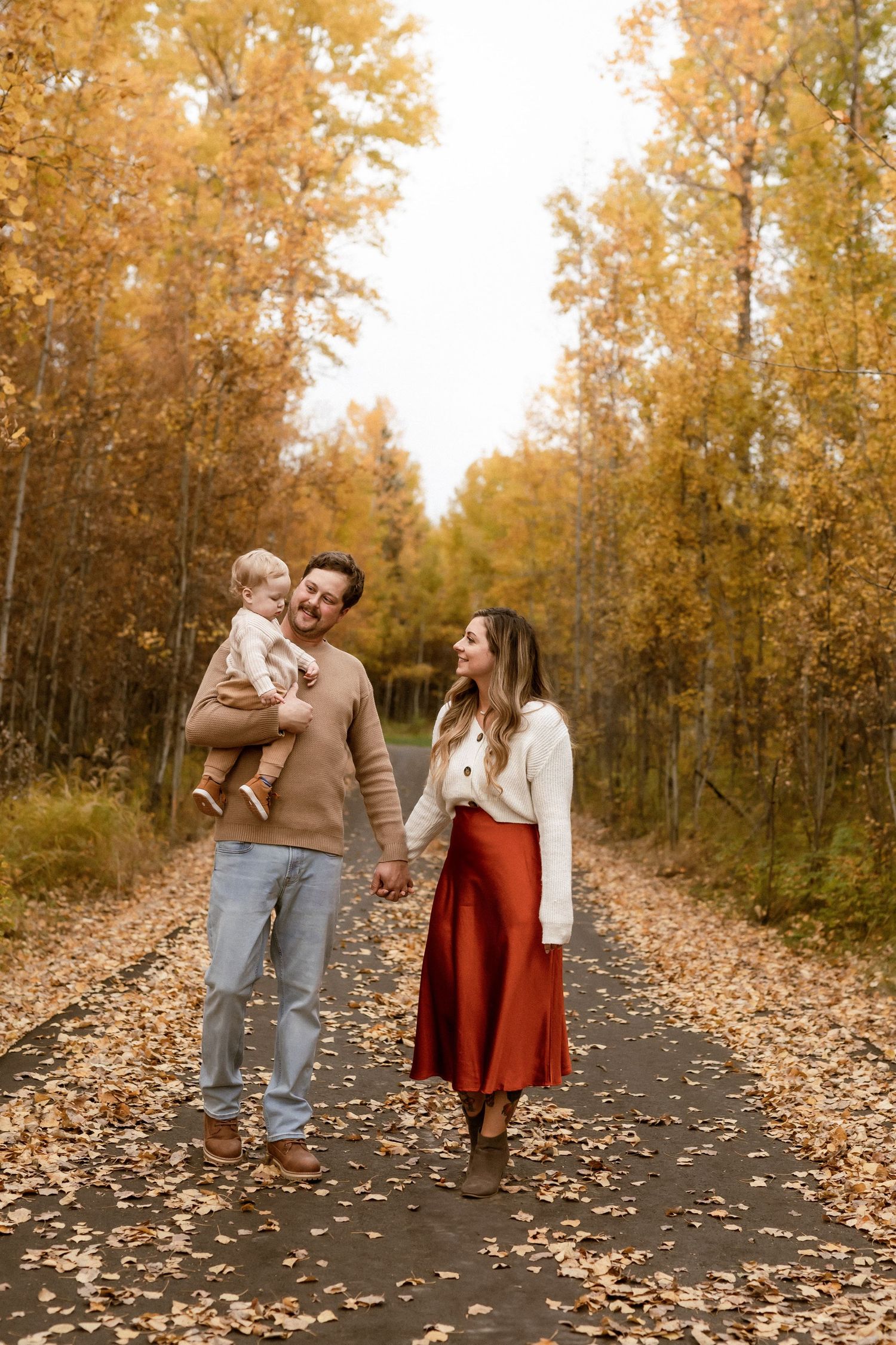 Fall photography for families in Edmonton