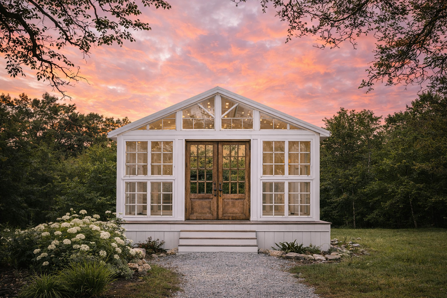 The Fieldhouse Studio. Made out of vintage windows for family, couples, senior, pet and newborn portraits in North of the River.