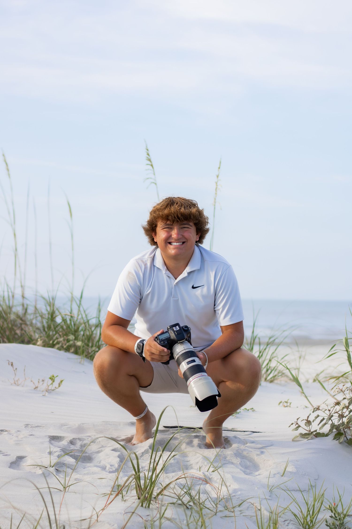 Photographer with a camera.