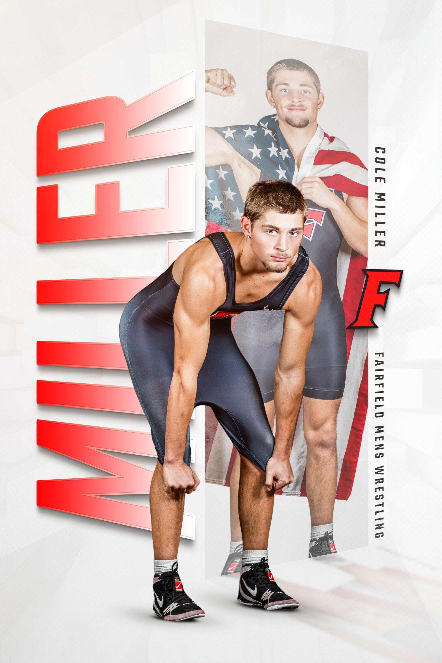 Wrestling senior banner.