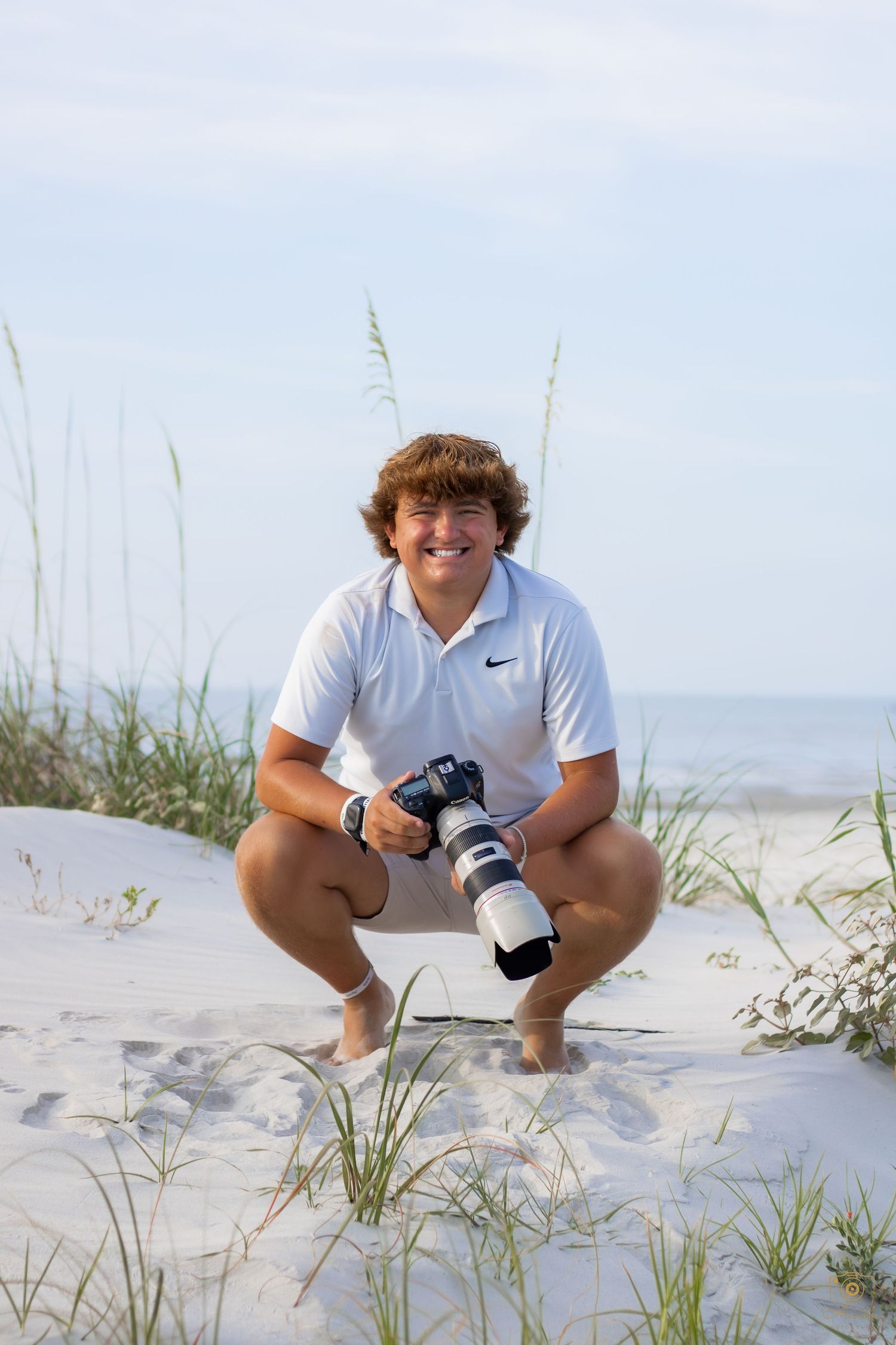 Photographer with a camera.