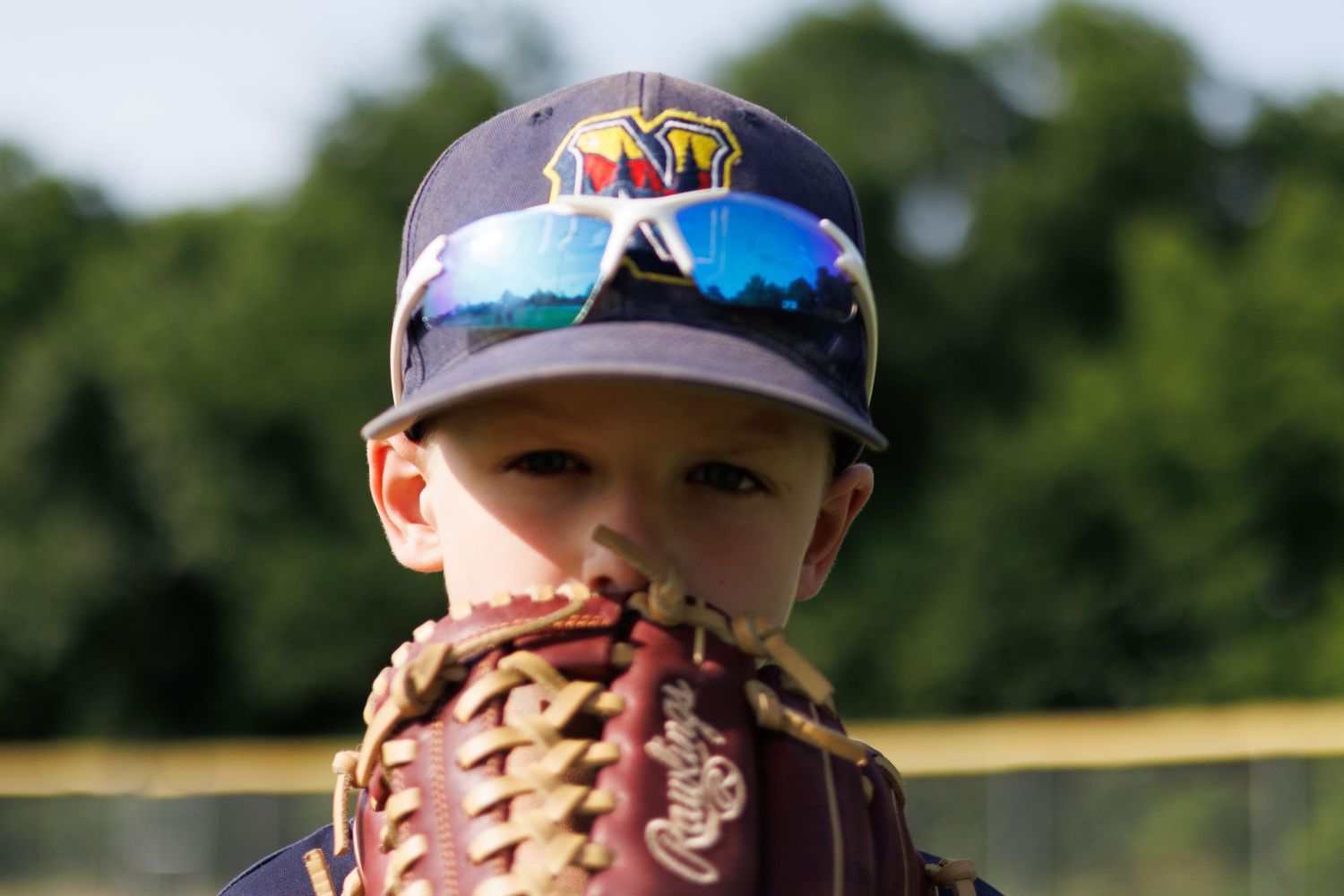 Youth Baseball player portrait