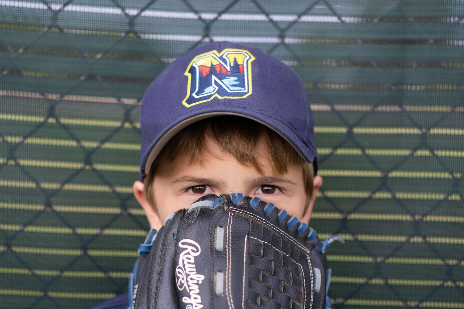 Youth Baseball player portrait
