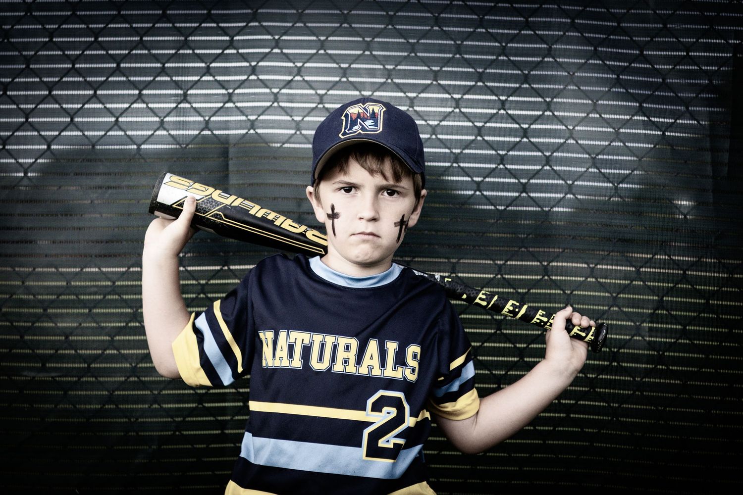Youth Baseball player portrait