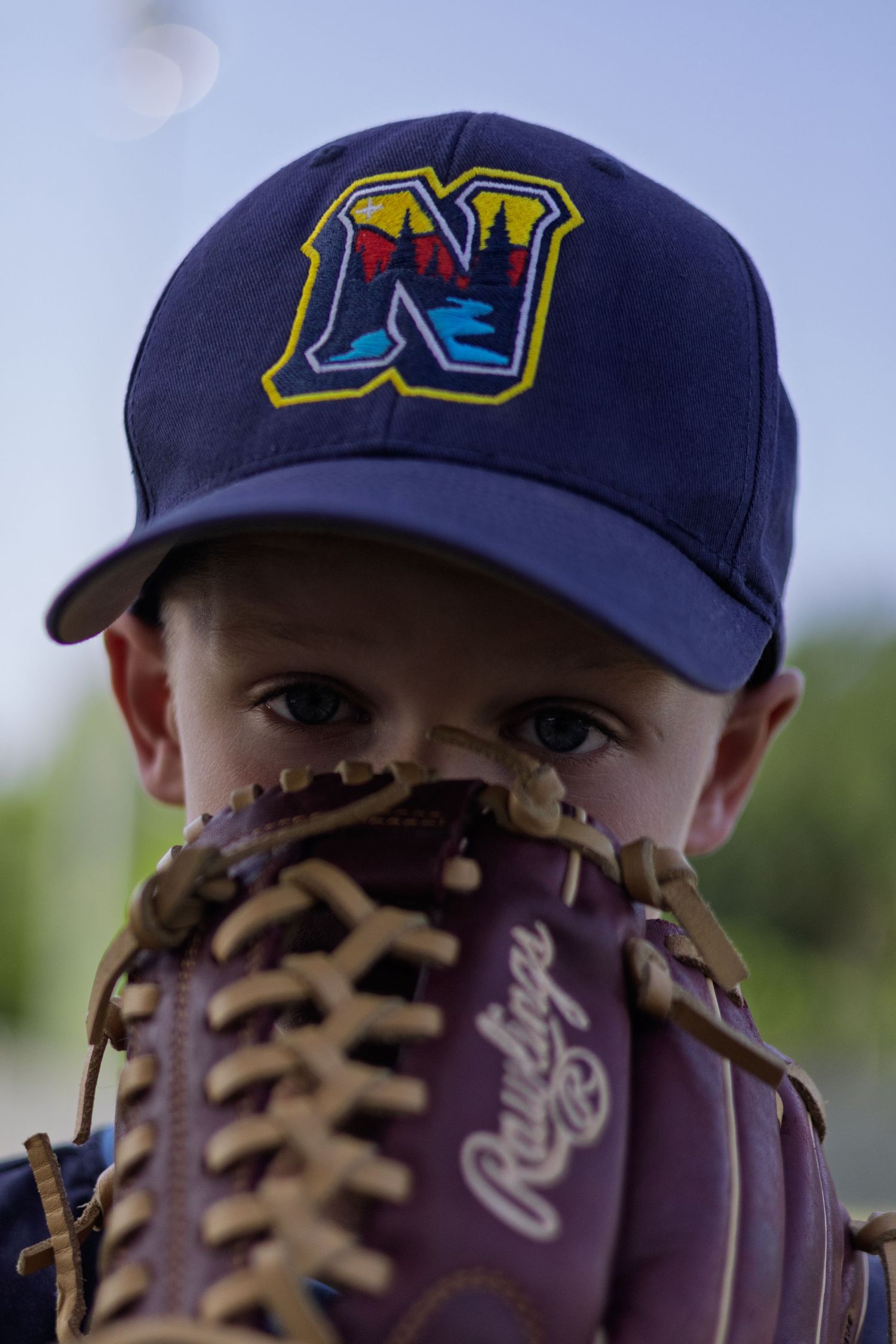Youth Baseball player portrait