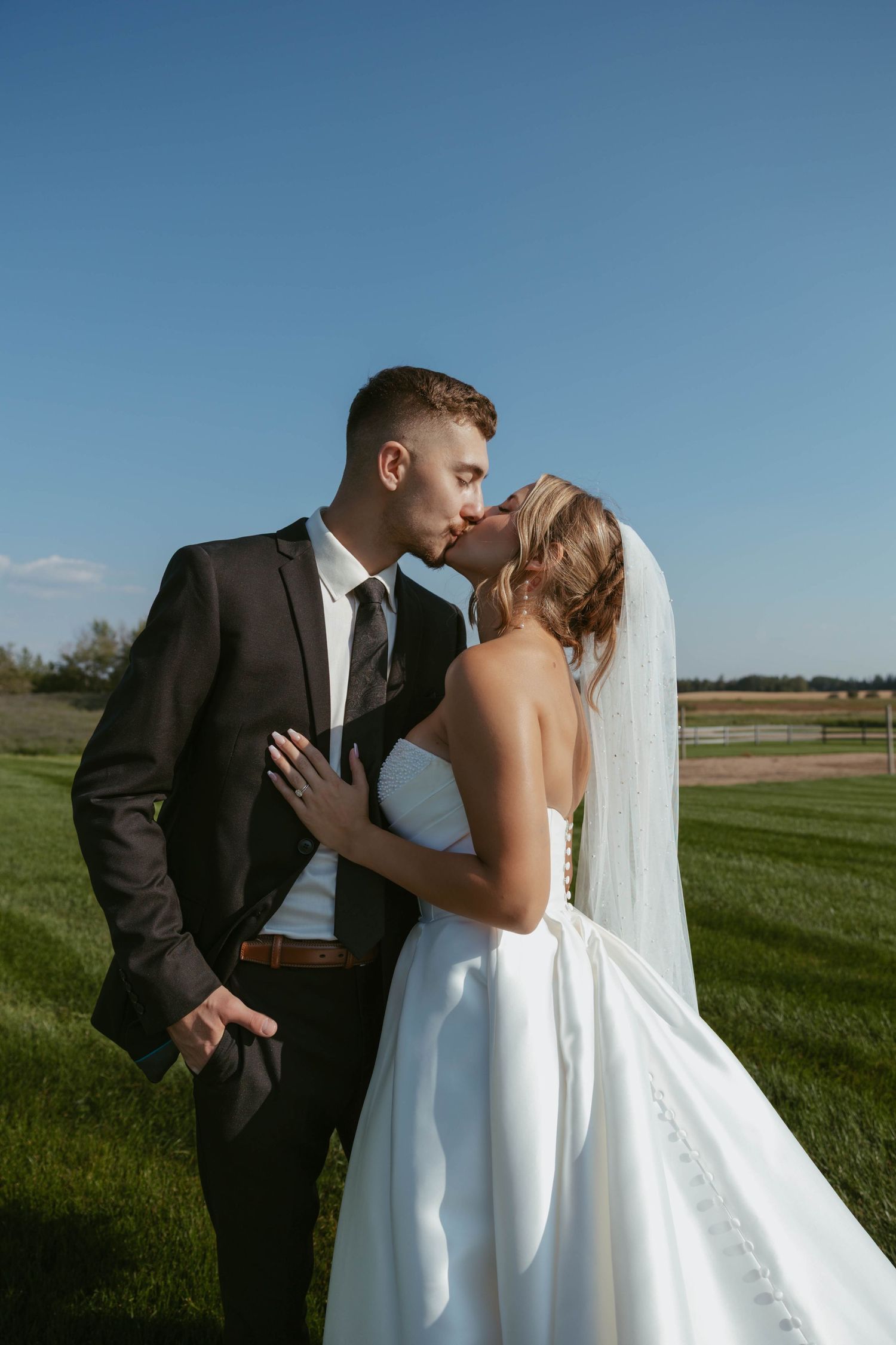 Garden view estate wedding