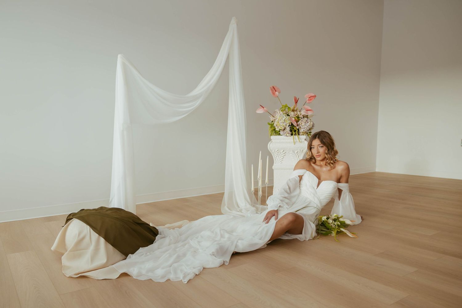 Modern bridal styled shoot