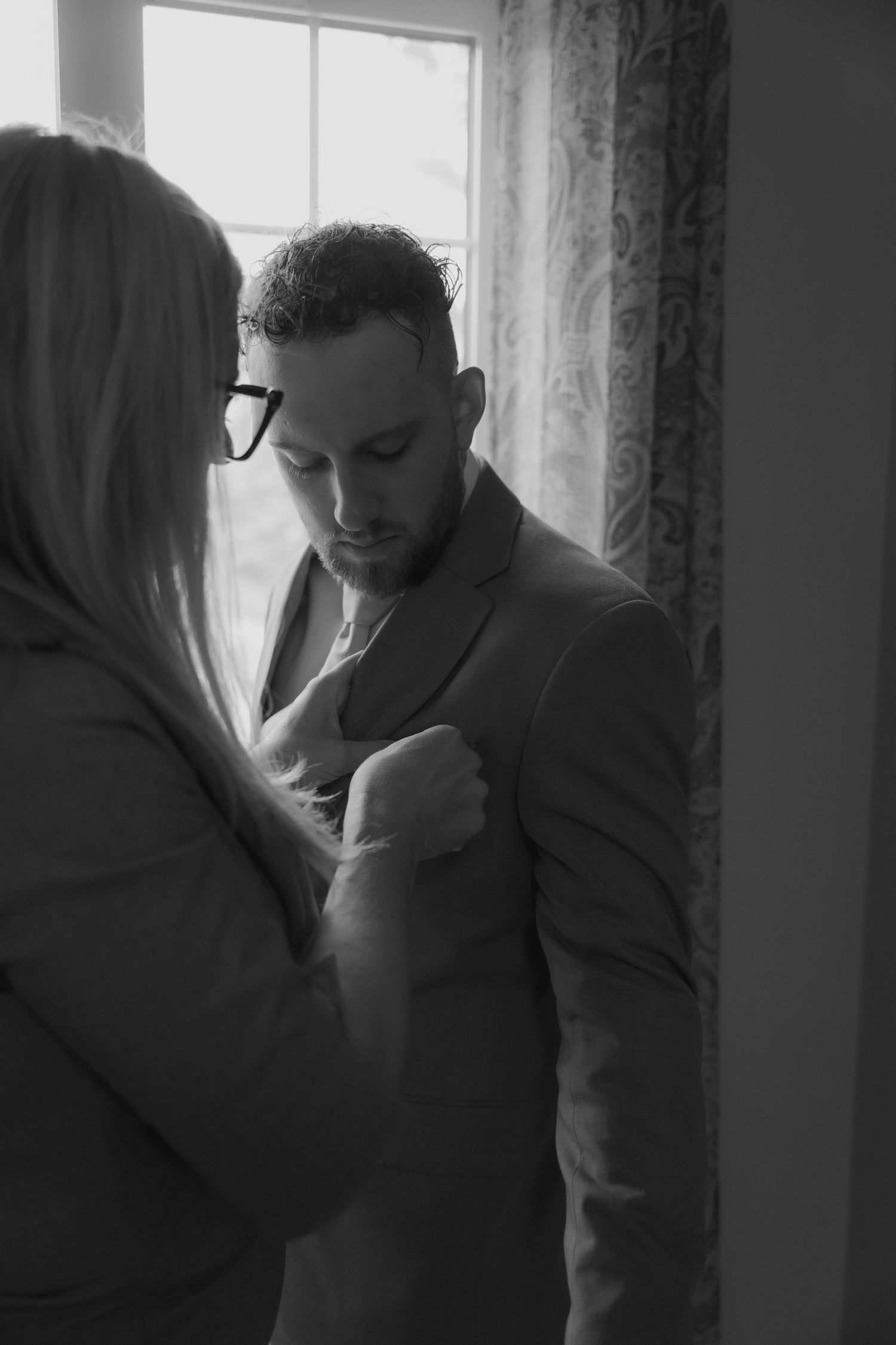 Devon getting ready photos
