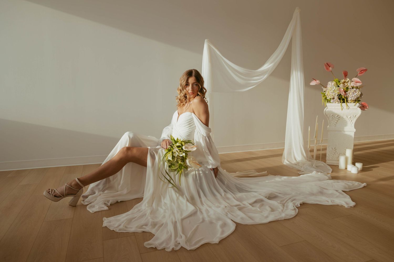 Modern bridal styled shoot