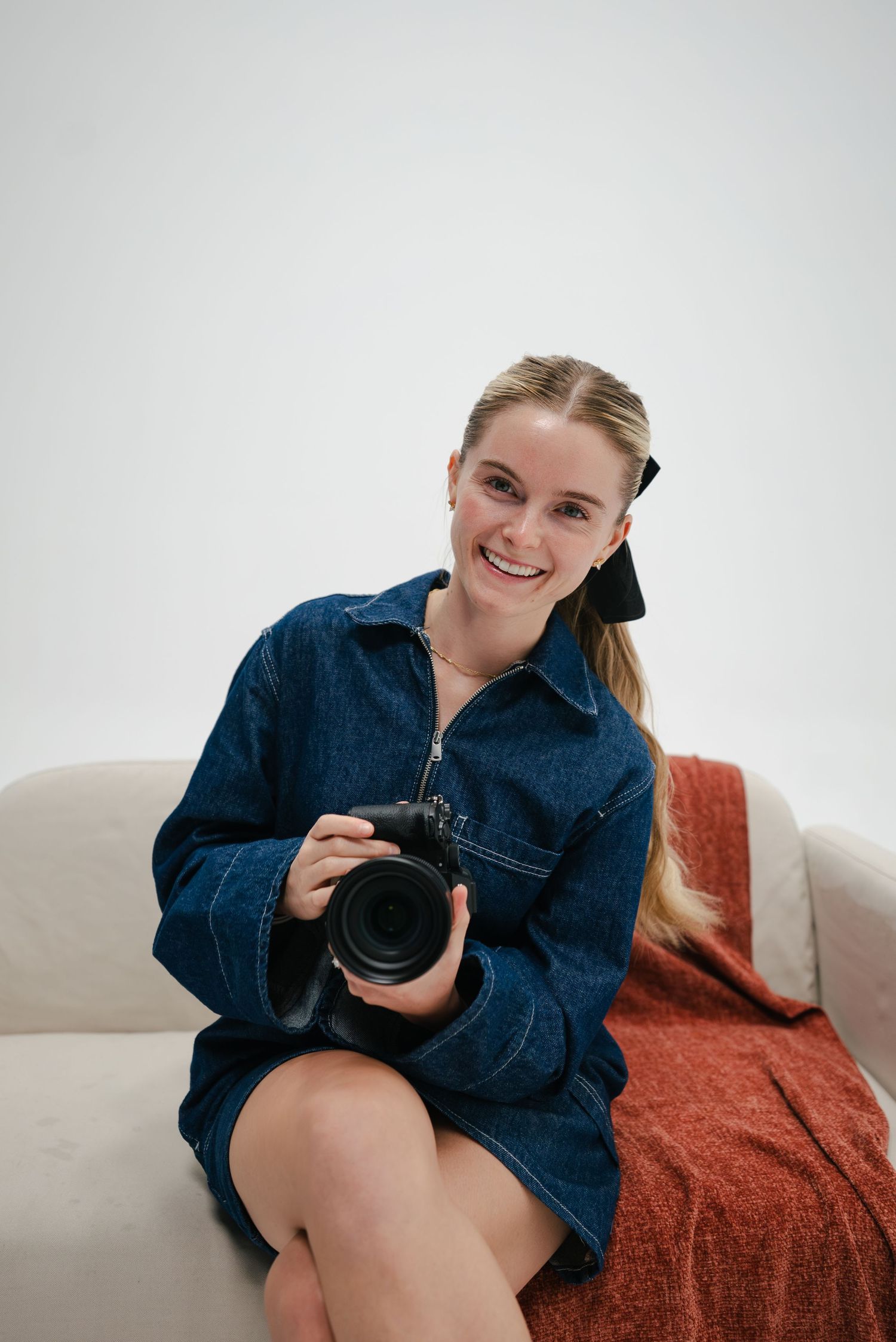 Professional Salt Lake City photographer portrait smiling for branding photo