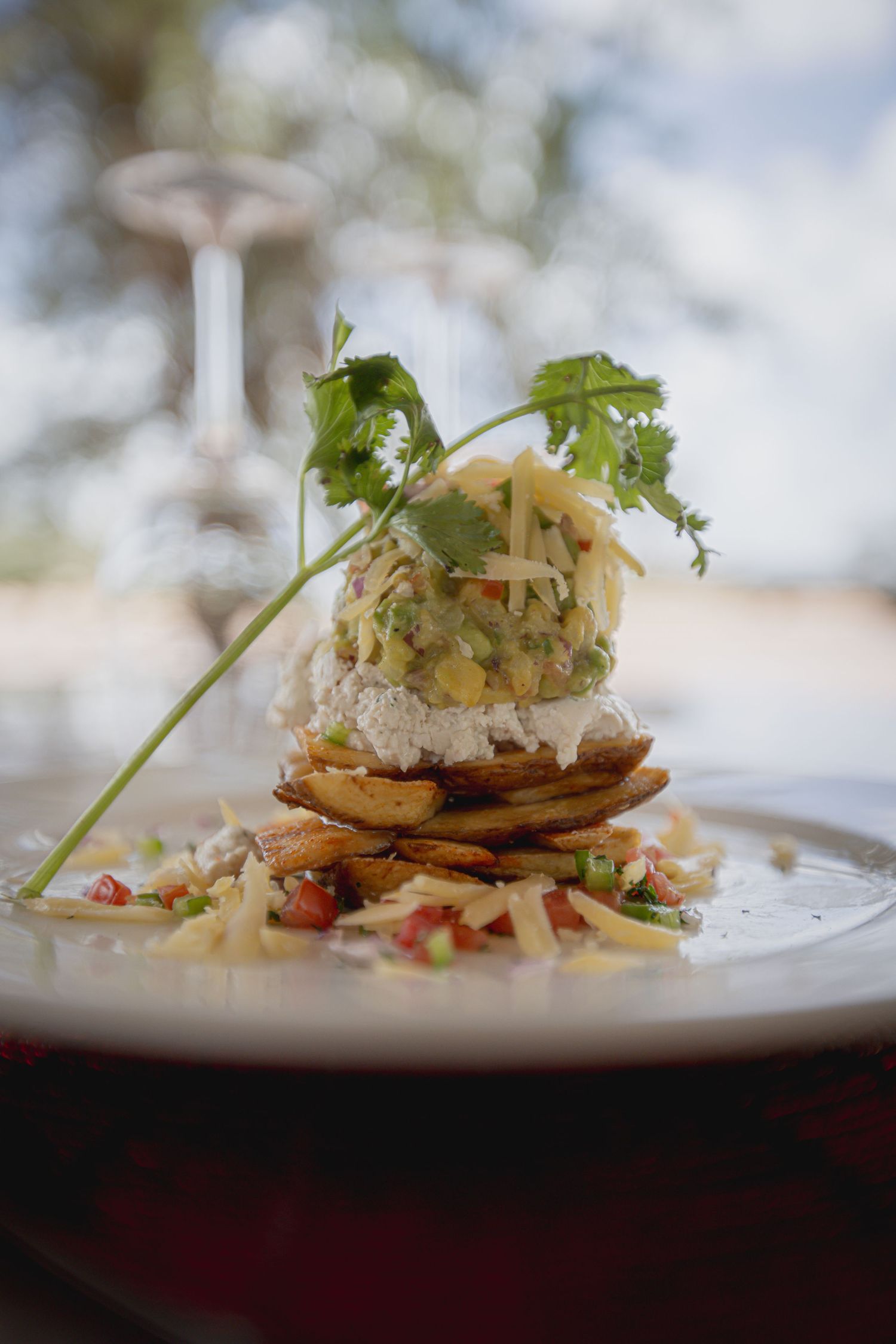 Food photography at a Kenyan safari camp