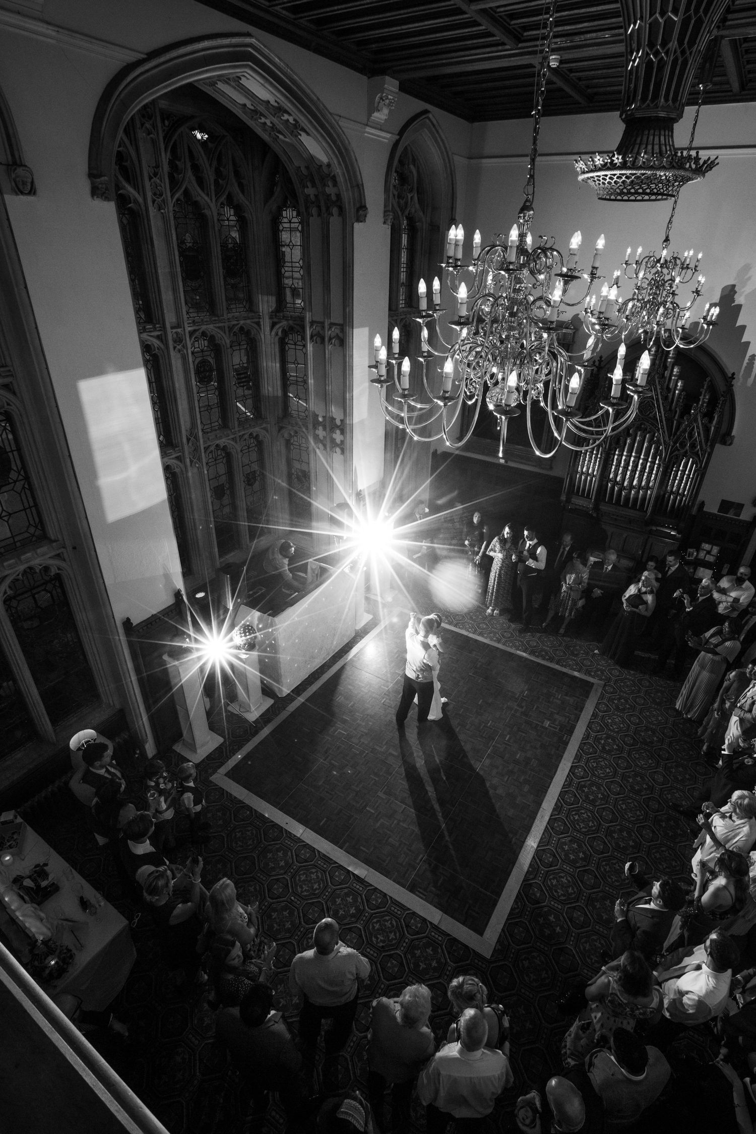 Couple’s first dance under