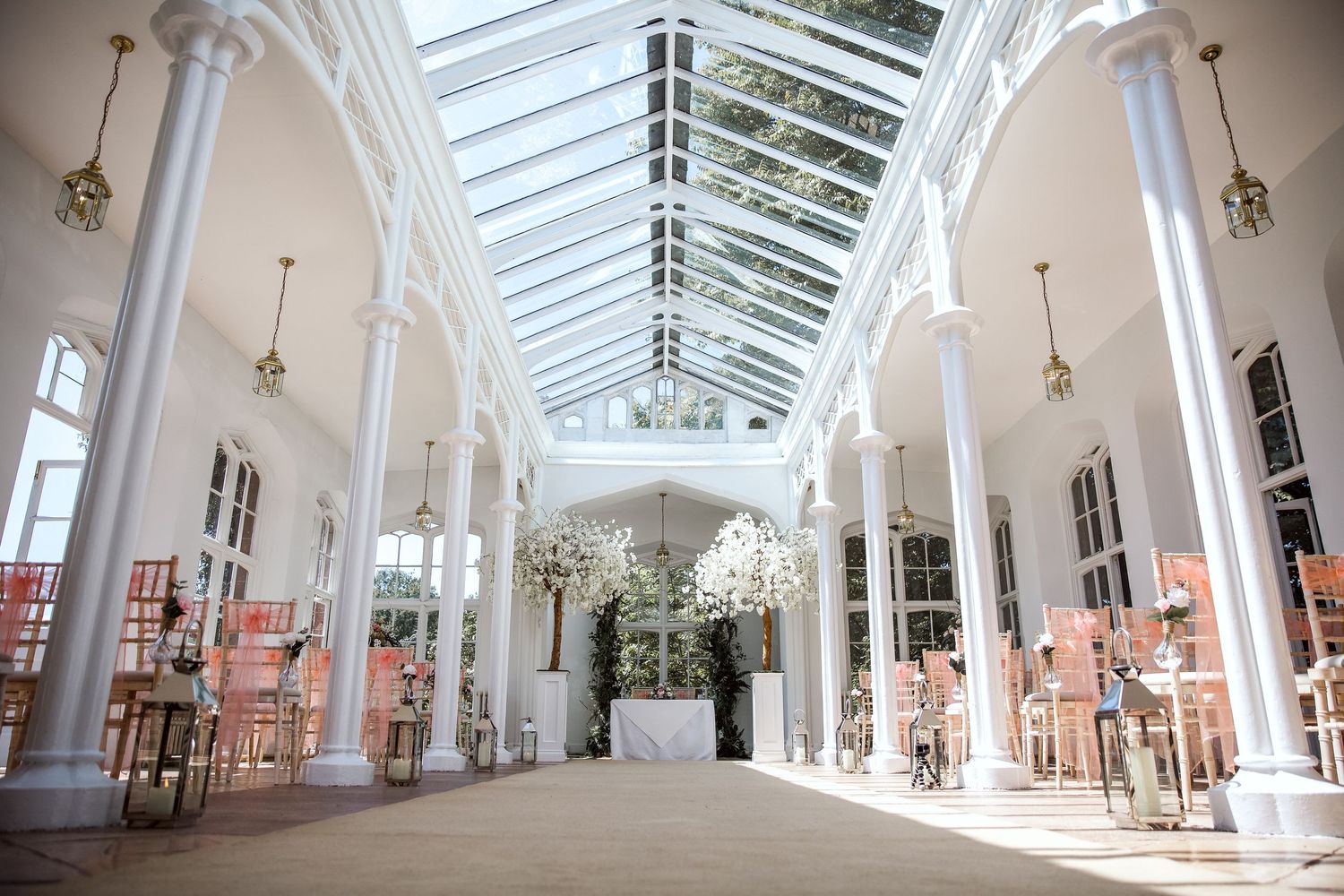 Wedding ceremony room
