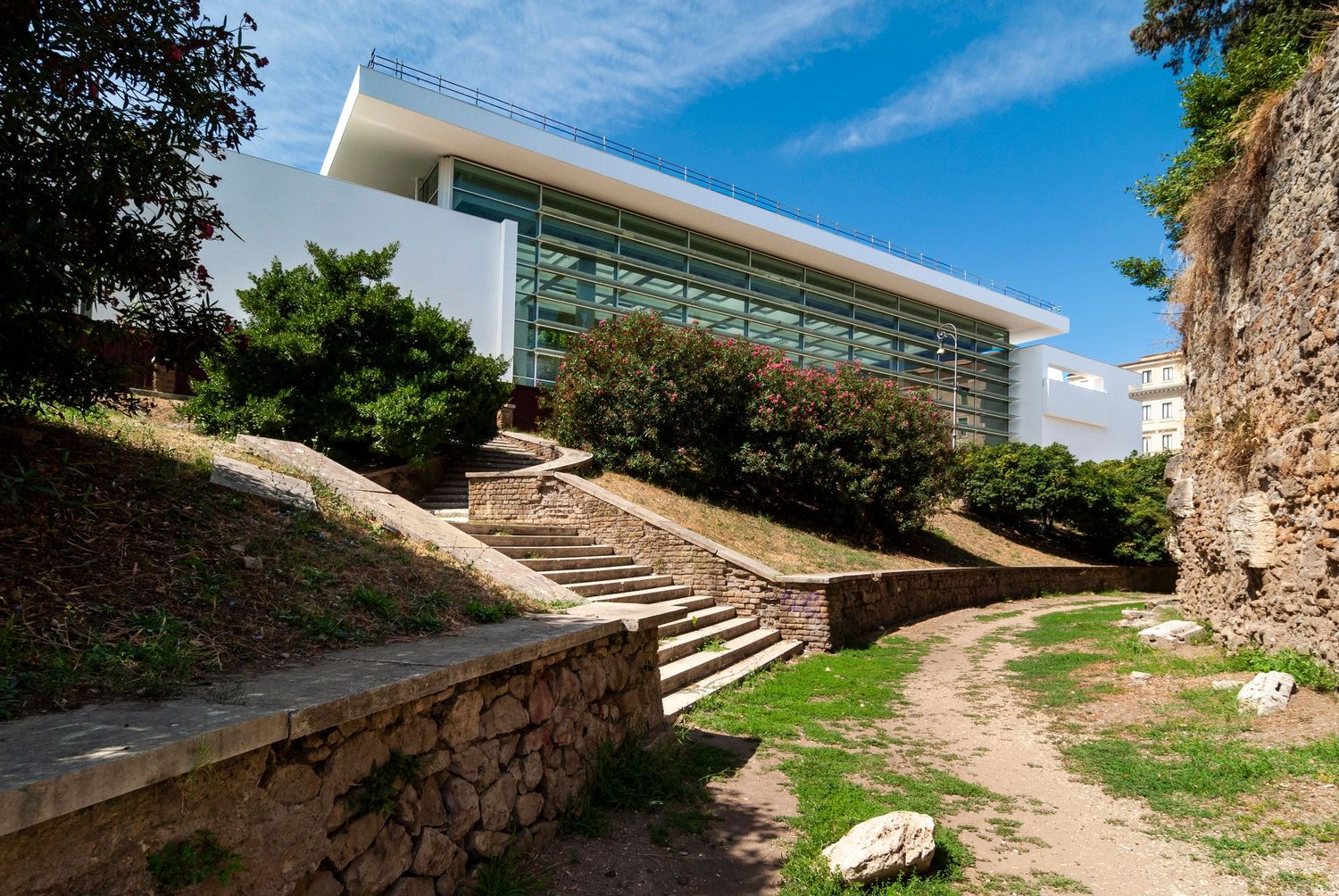 Ara Pacis Museum exteriors, Rome Italy Project by Mier Associates