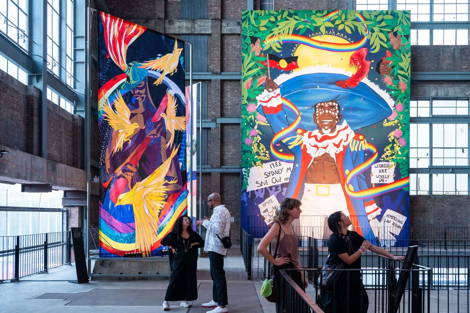 Biennale of Sydney White Bay Power Station, art installations.
