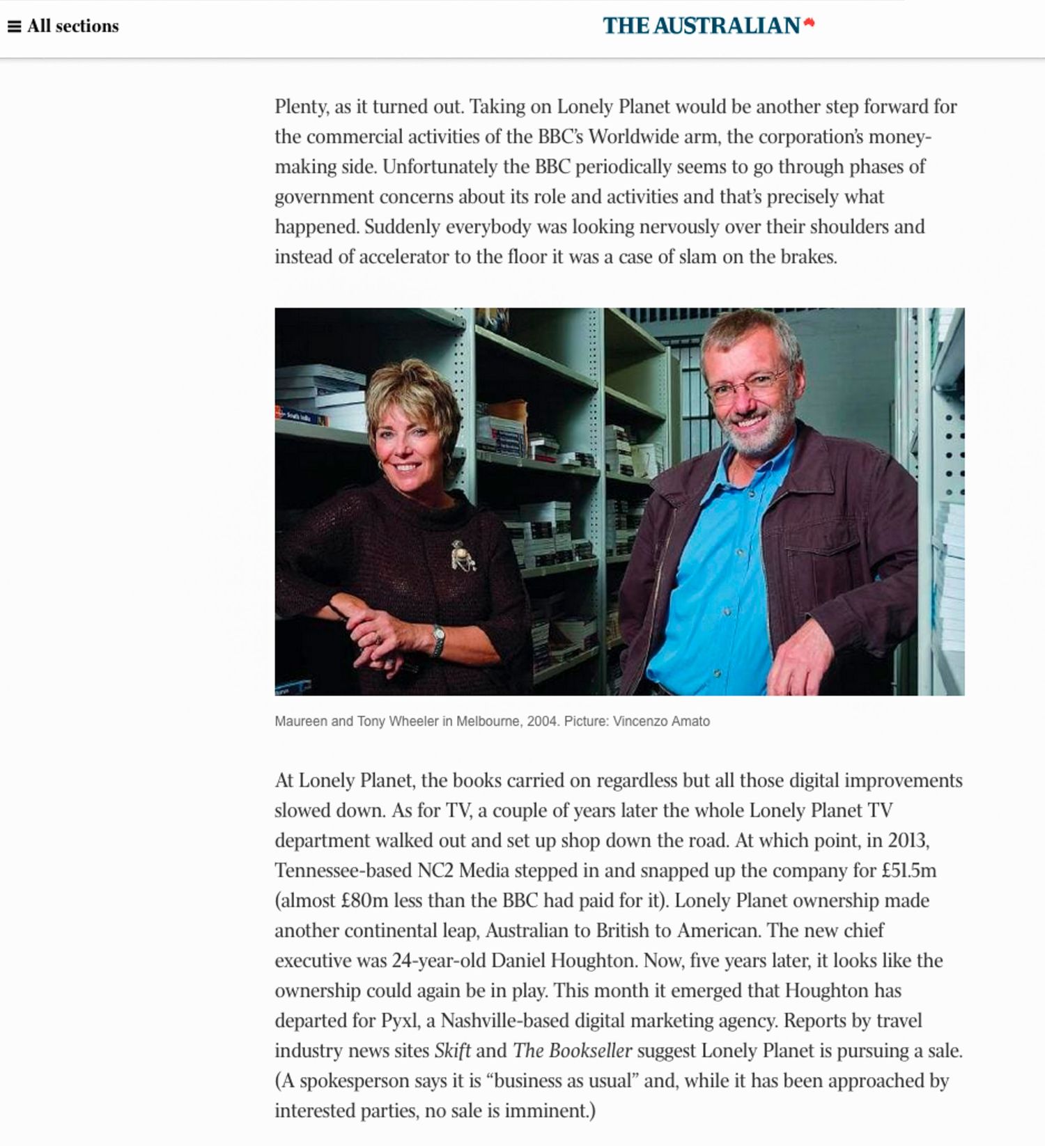 Newspaper article layout with text and images about restaurant industry.