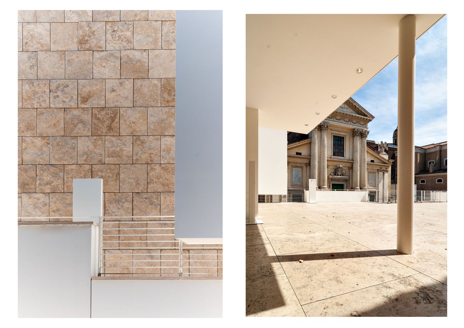 Ara Pacis Museum Rome Italy, Project by Mier associate architectural details.